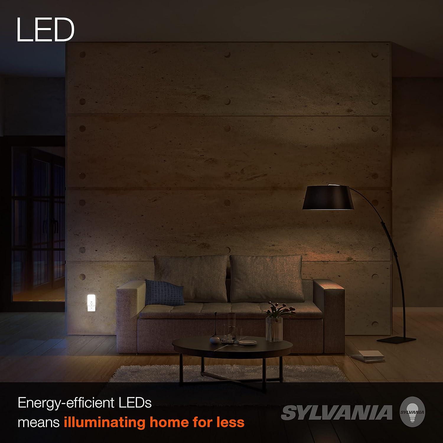 Luz Nocturna LED SYLVANIA con USB y Sensor Crepúsculo 3000K