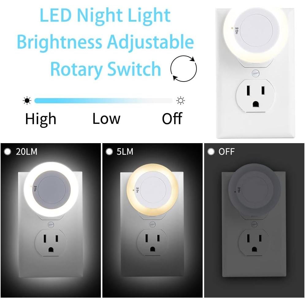 Luz Nocturna LED Manual SZKEYU 20 Lúmenes Blanco Cálido