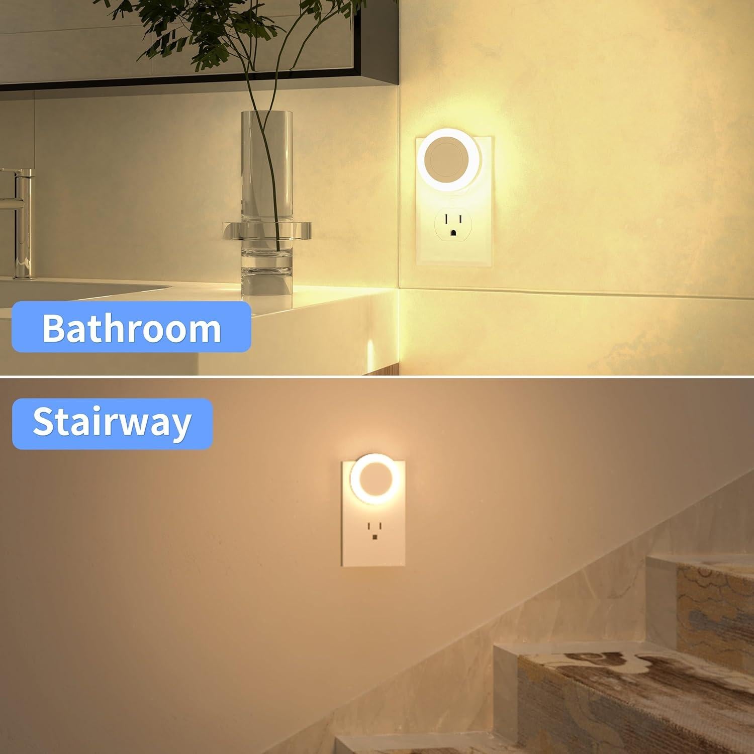 Luz Nocturna LED Manual SZKEYU 20 Lúmenes Blanco Cálido