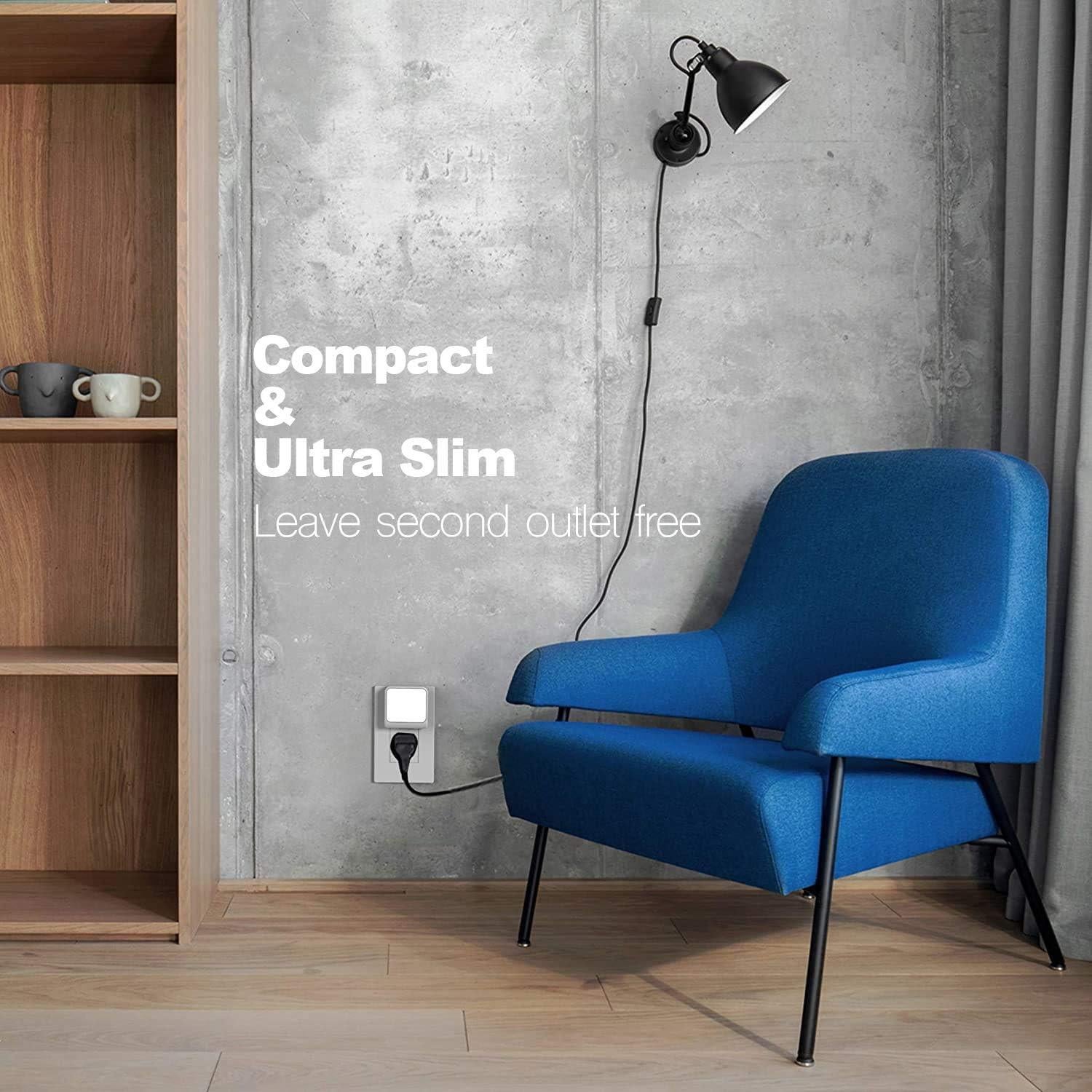 Luz Nocturna LED MagicPro con Sensor Automático, 2 Piezas