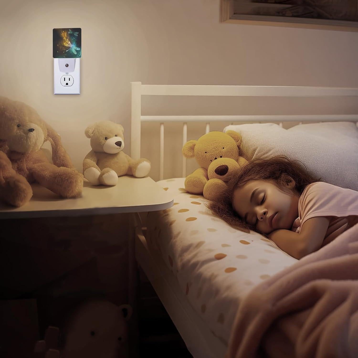 Luz Nocturna Enchufable ZTHLL Dragón Soñador LED 0.5W