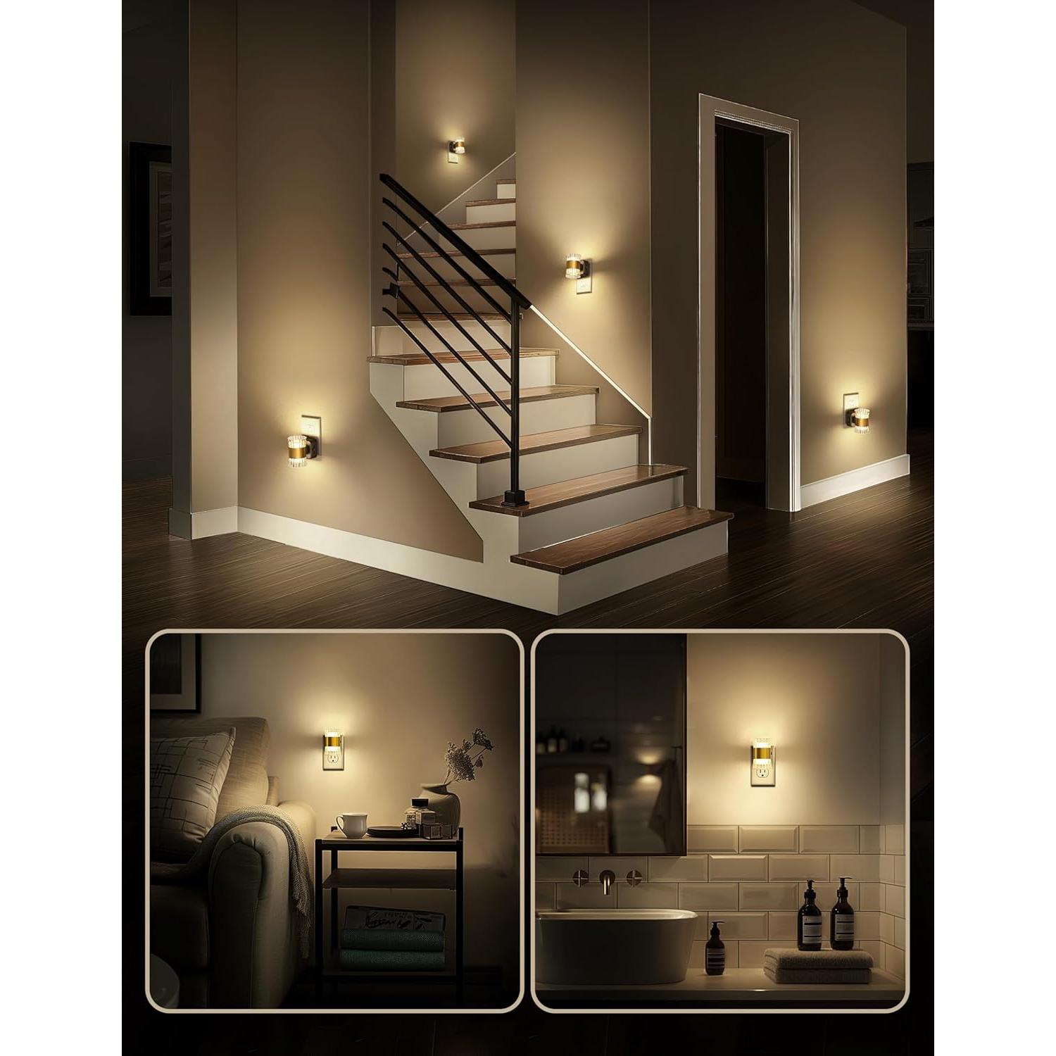 Luz Nocturna LED Enchufable DORESshop Regulable 0-100LM