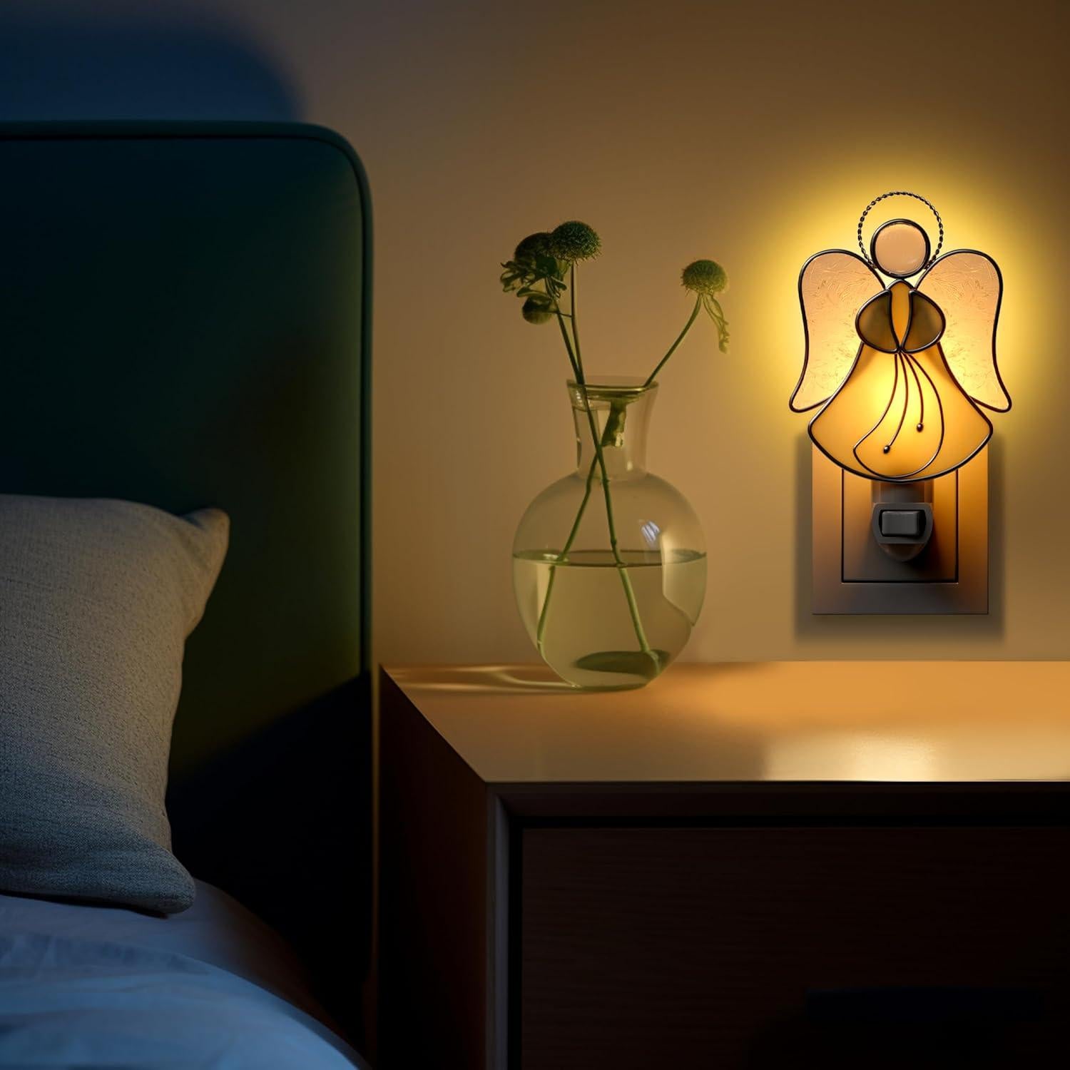 Luz Nocturna de Ángel KUNDGLA Vidrio Templado 5x10cm