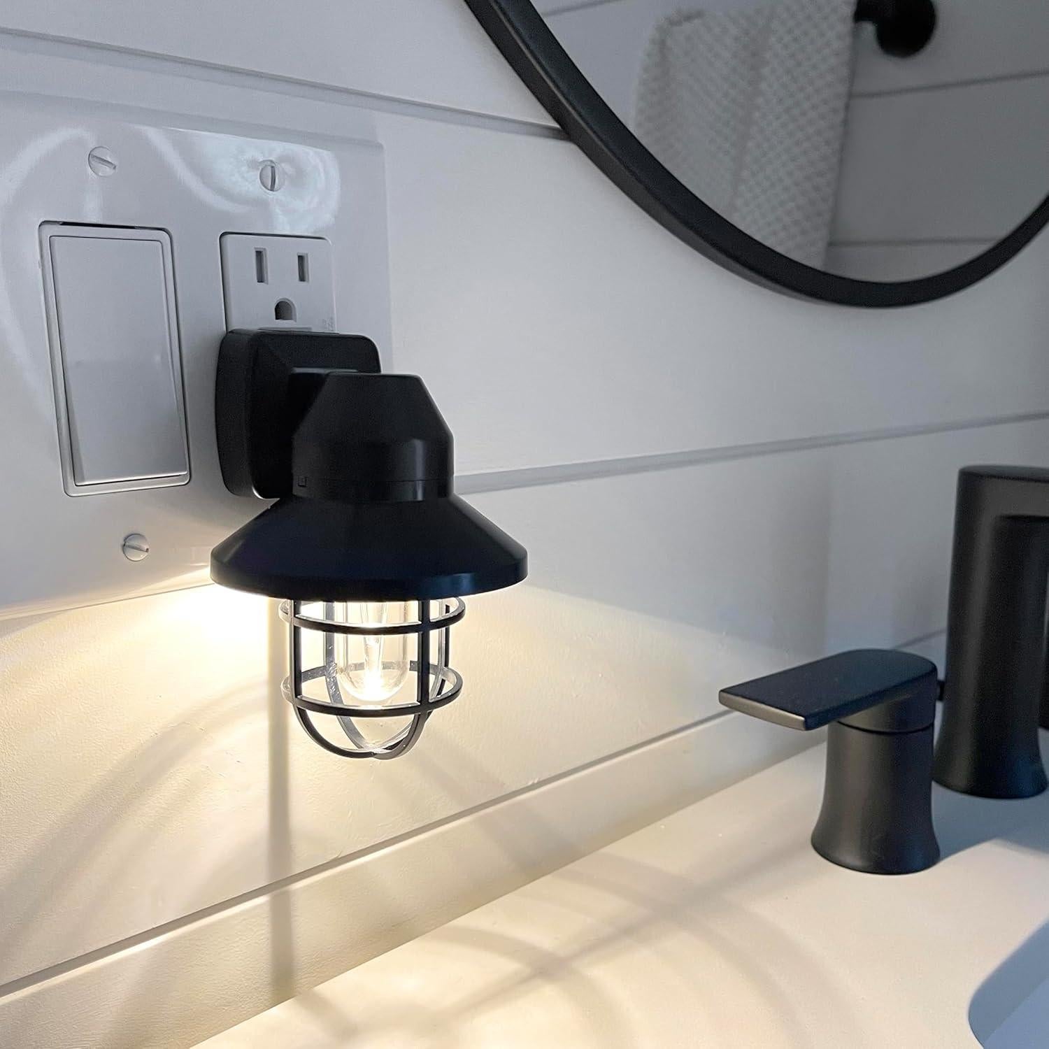 Luz Nocturna LED Maxxima MLN-19 con Sensor Automático 3000K