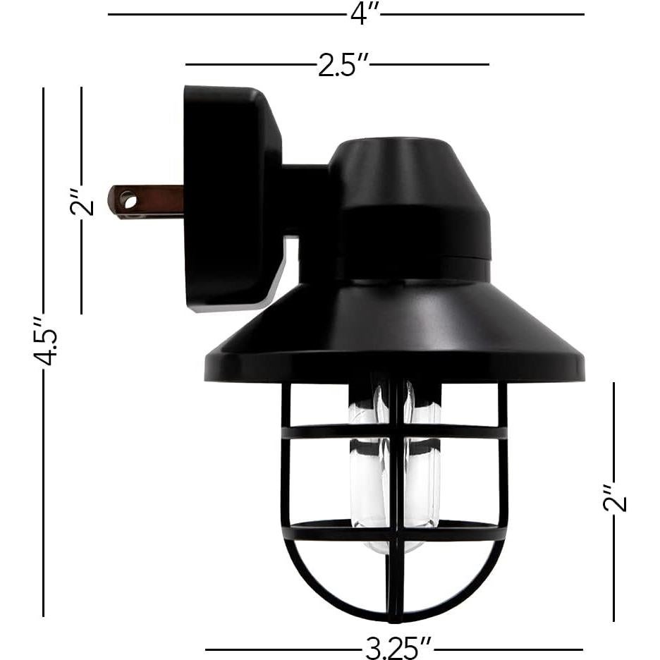 Luz Nocturna LED Maxxima MLN-19 con Sensor Automático 3000K