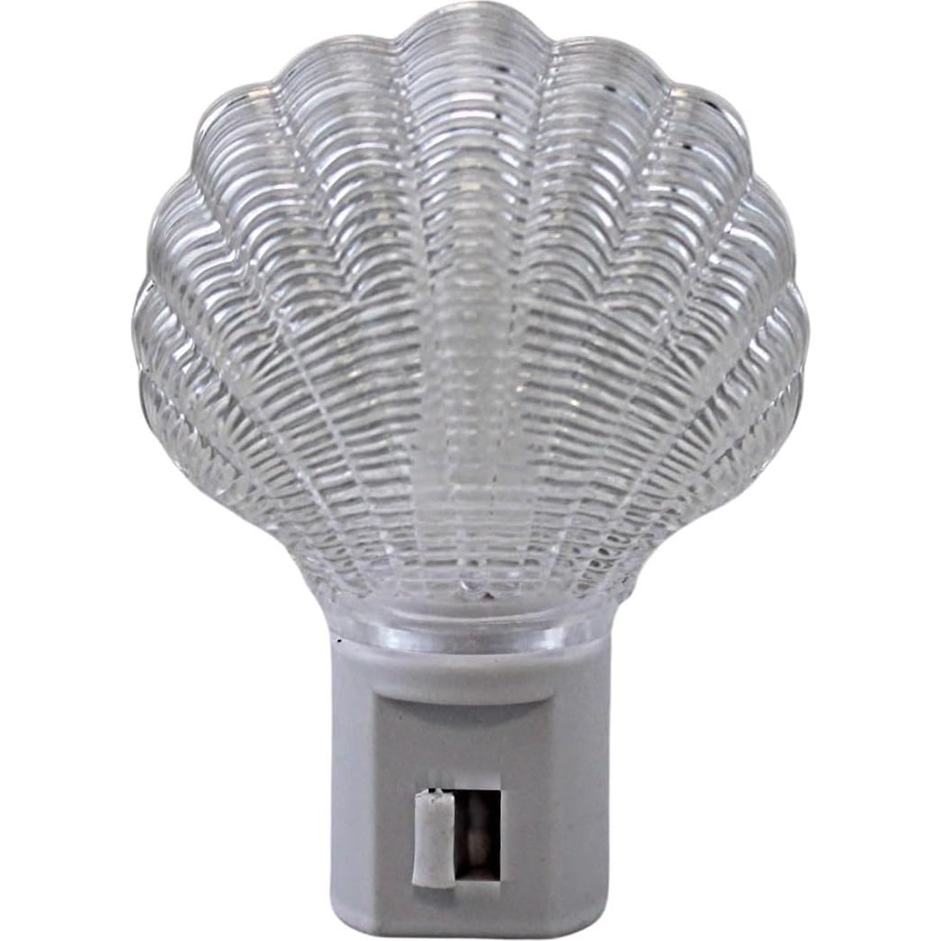 Conjunto de 2 Luces Nocturnas LED Concha Marina 1W 16 Lúmenes