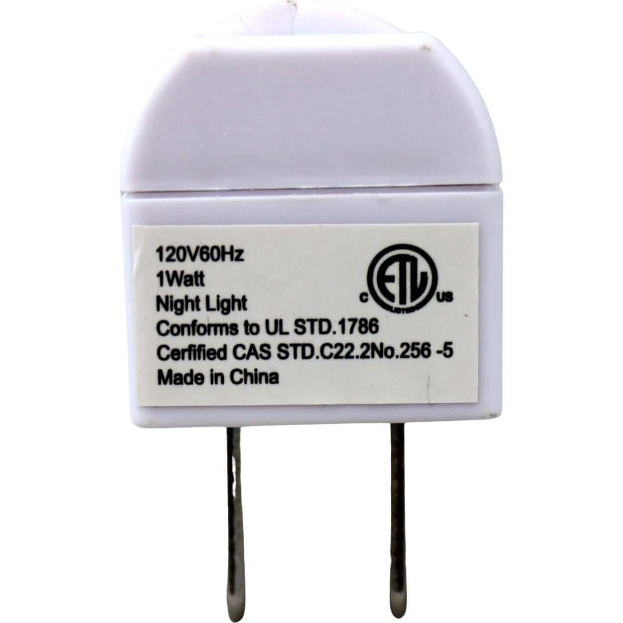 Conjunto de 2 Luces Nocturnas LED Concha Marina 1W 16 Lúmenes