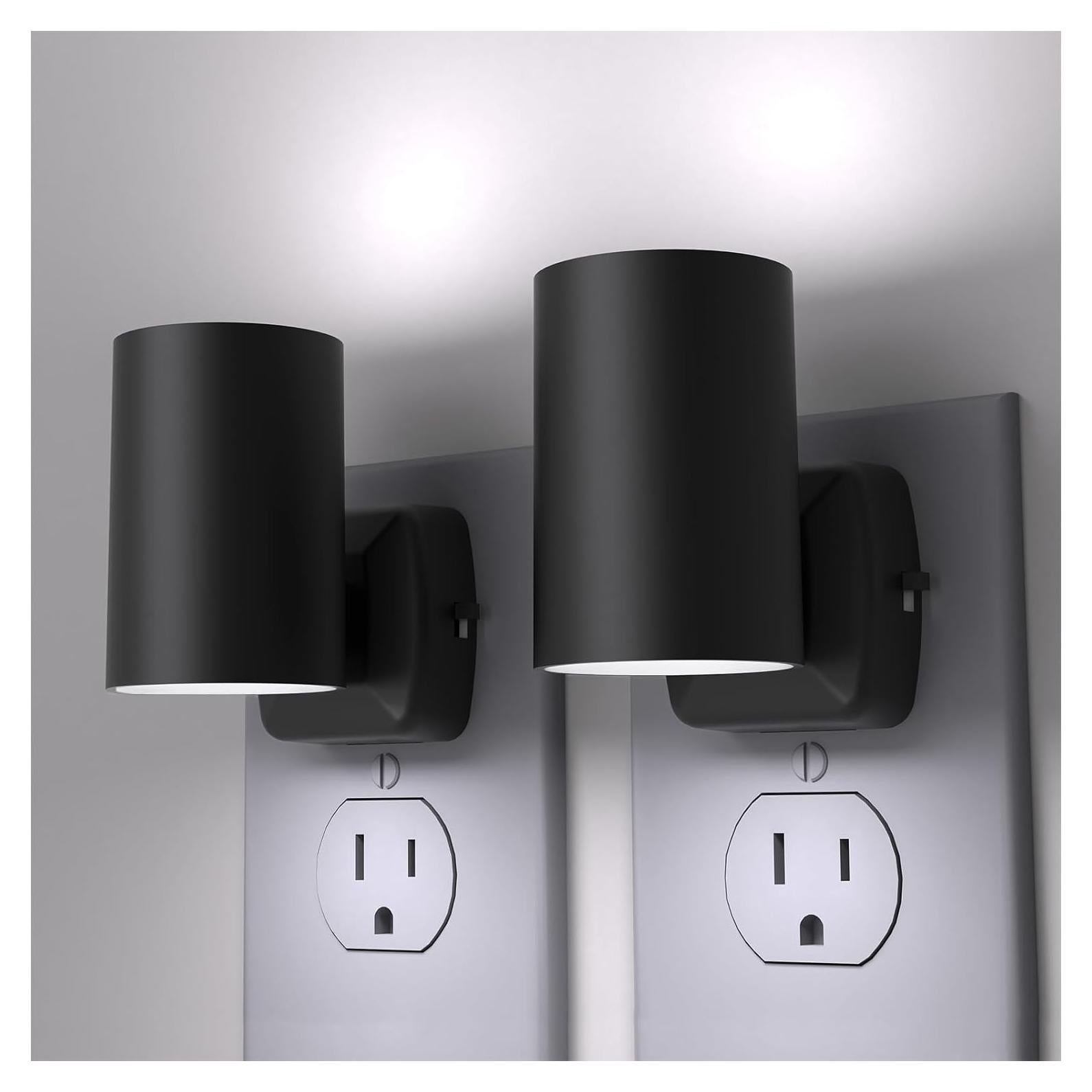 Luz Nocturna Enchufable NOVELUX 5700K LED Ajustable 2 Pz