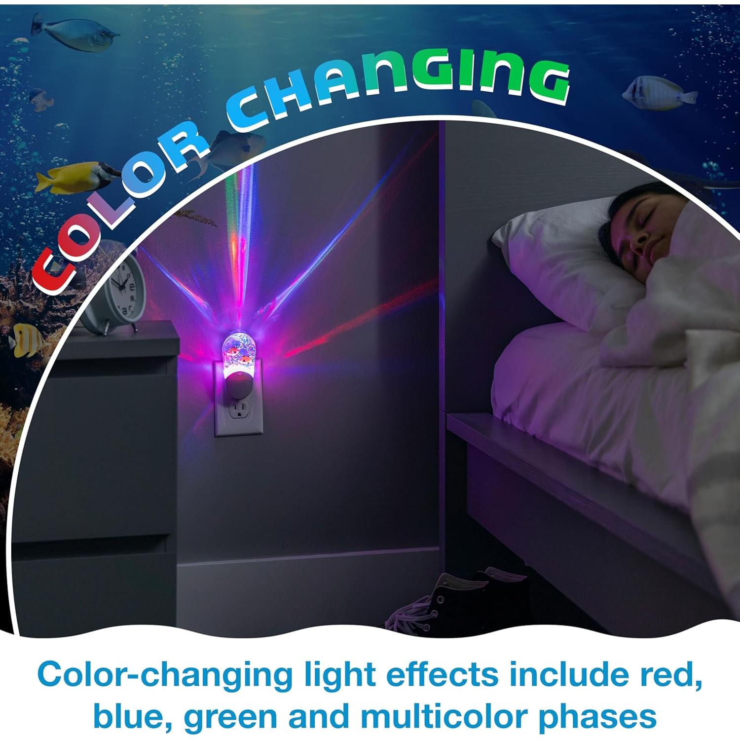 Luz Nocturna LED Aqualites GE Pez Tropical Enchufable