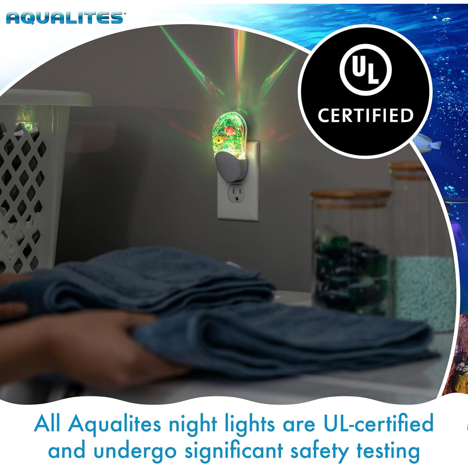 Luz Nocturna LED Aqualites GE Pez Tropical Enchufable