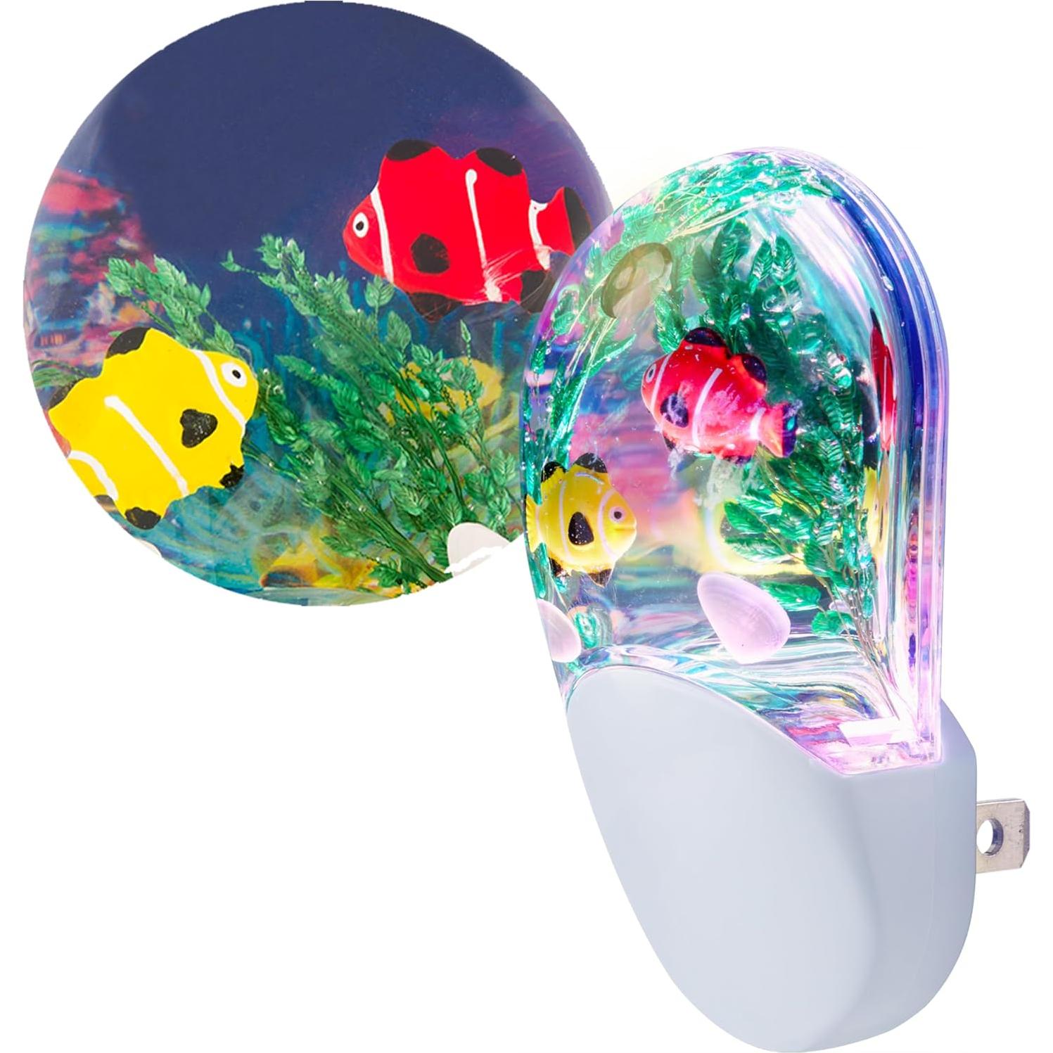 Luz Nocturna LED Aqualites GE Pez Tropical Enchufable