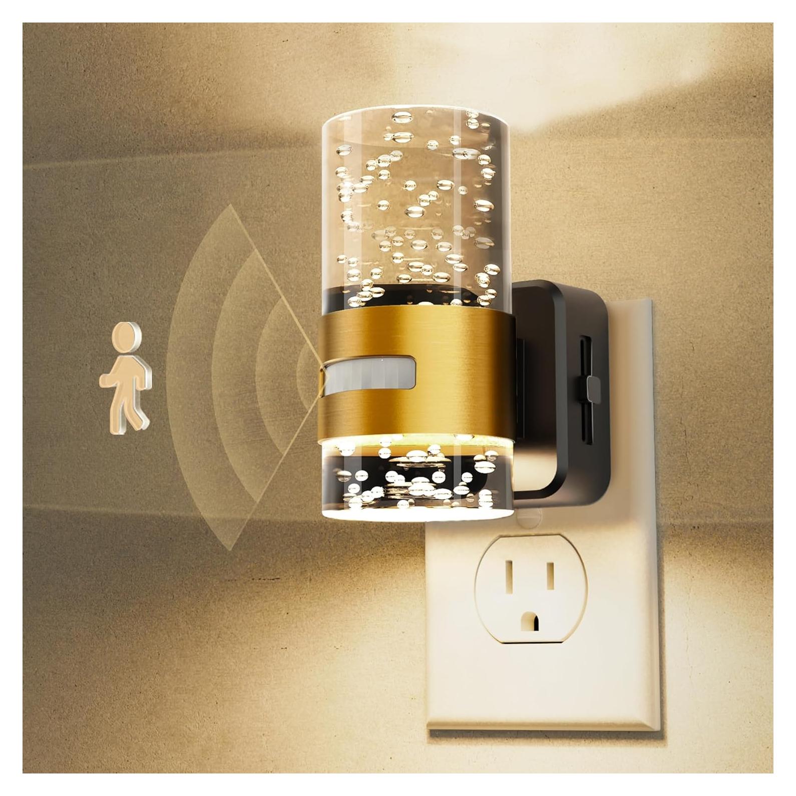 Luz Nocturna LED L LOHAS con Sensor de Movimiento 100 LM