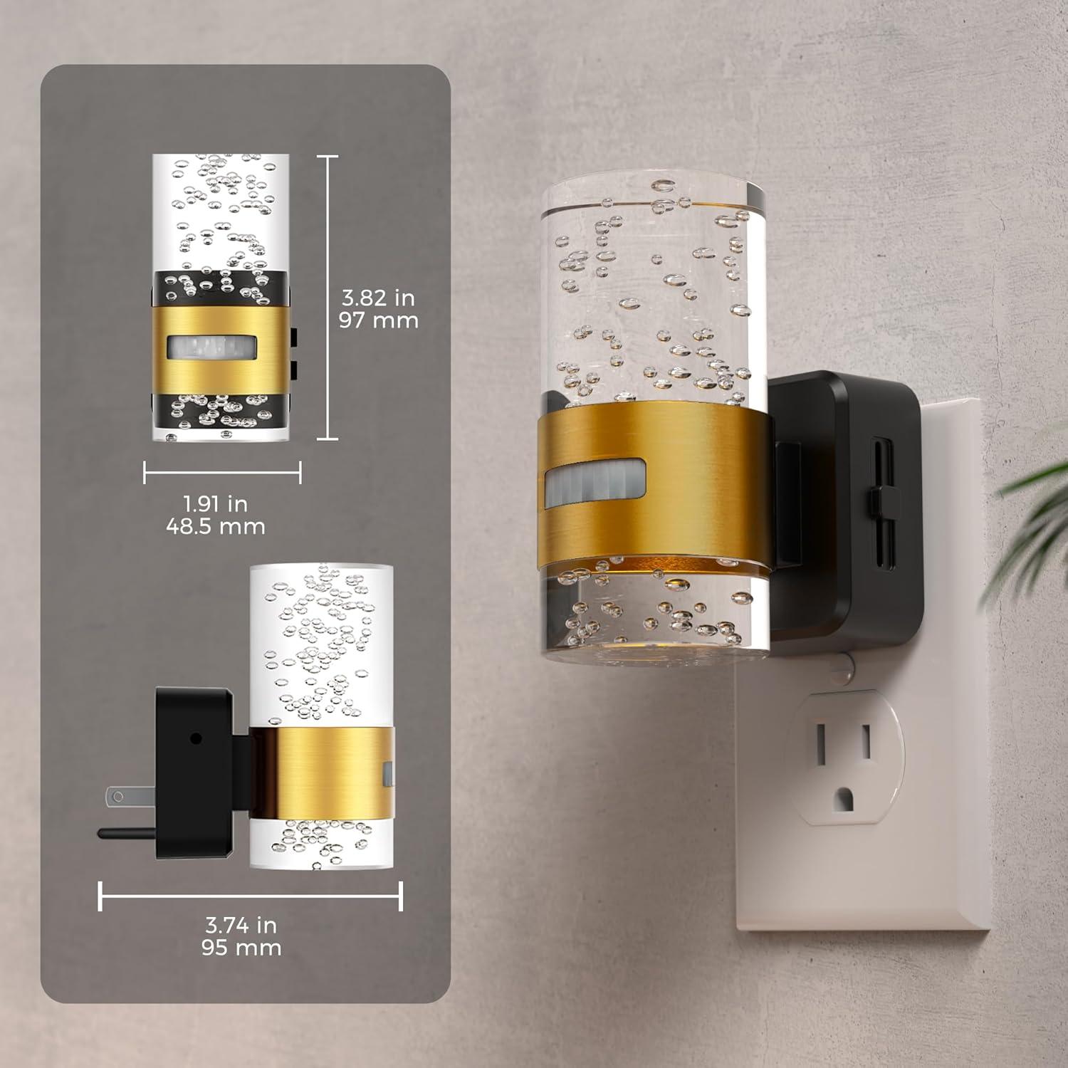 Luz Nocturna LED L LOHAS con Sensor de Movimiento 100 LM