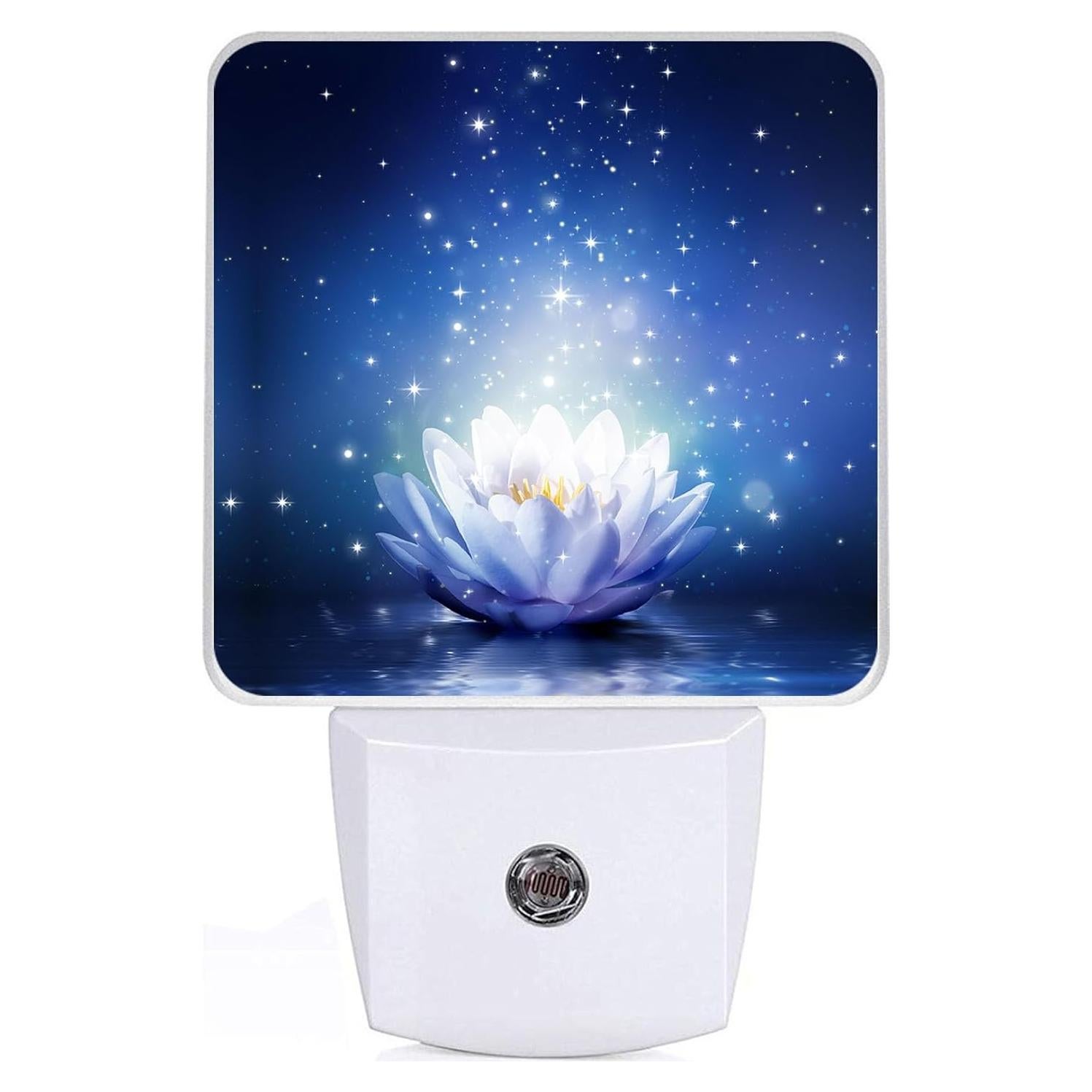 Luz Nocturna LED Flor de Loto SLHFDKL con Sensor Automático 0.5W