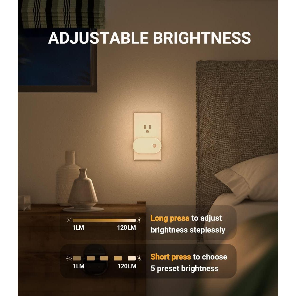 Luz Nocturna LED Lyridz con Sensor de Movimiento 1-120LM