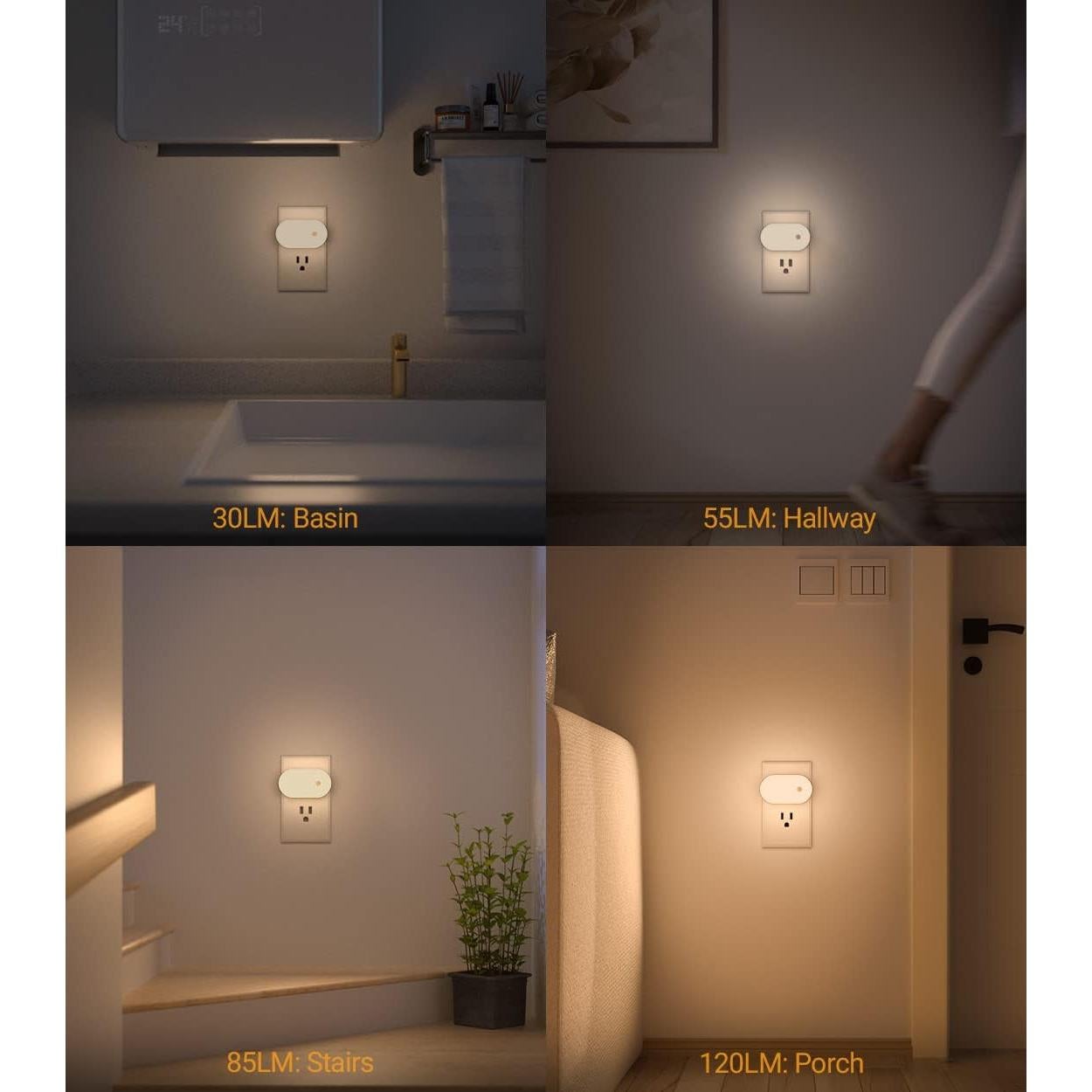 Luz Nocturna LED Lyridz con Sensor de Movimiento 1-120LM