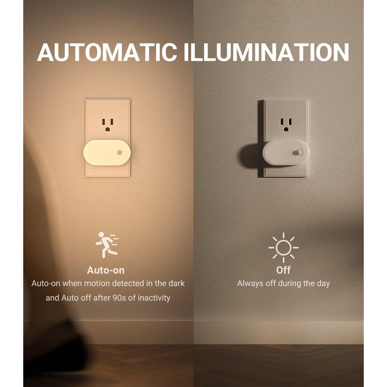 Luz Nocturna LED Lyridz con Sensor de Movimiento 1-120LM