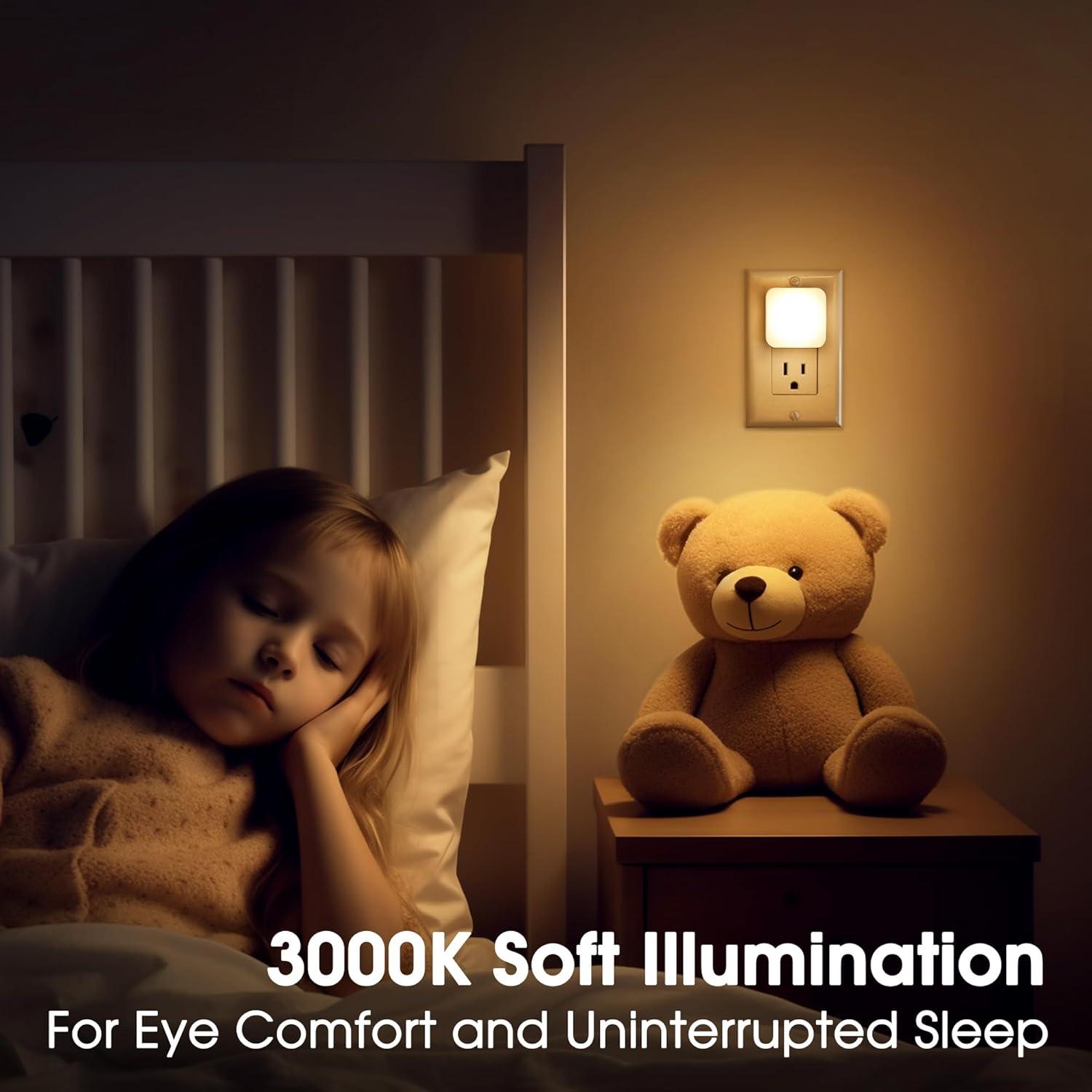 Luces Nocturnas LED Genérico 2 Piezas con Sensor 3000K