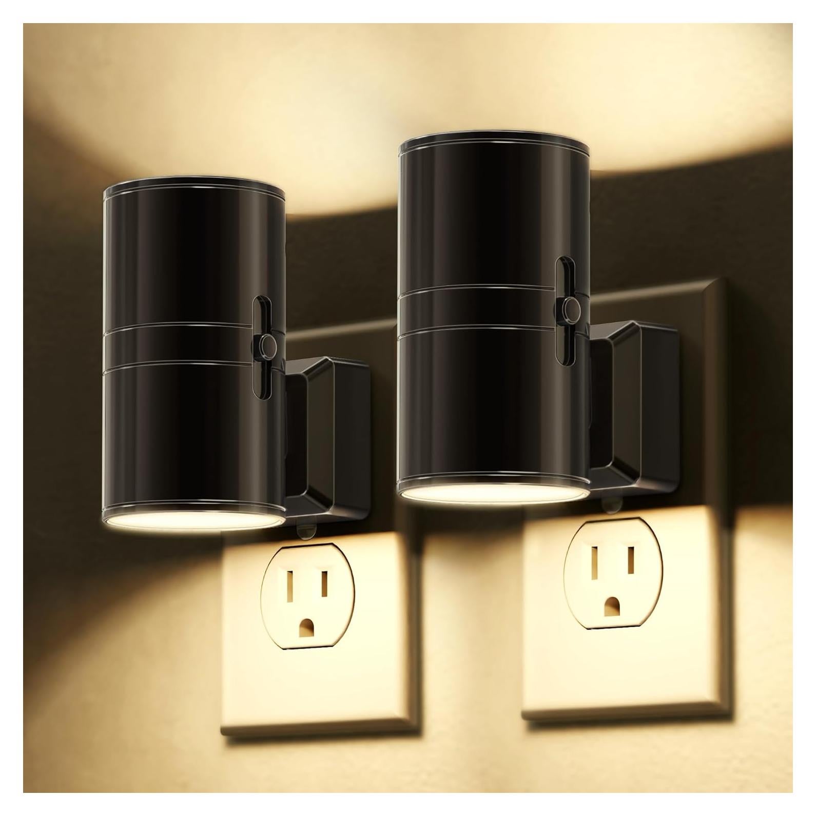 Luz Nocturna LED Regulable L LOHAS 2 Unidades 3000K