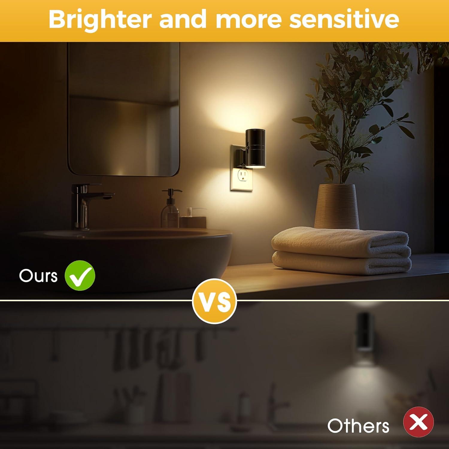 Luz Nocturna LED Regulable L LOHAS 2 Unidades 3000K