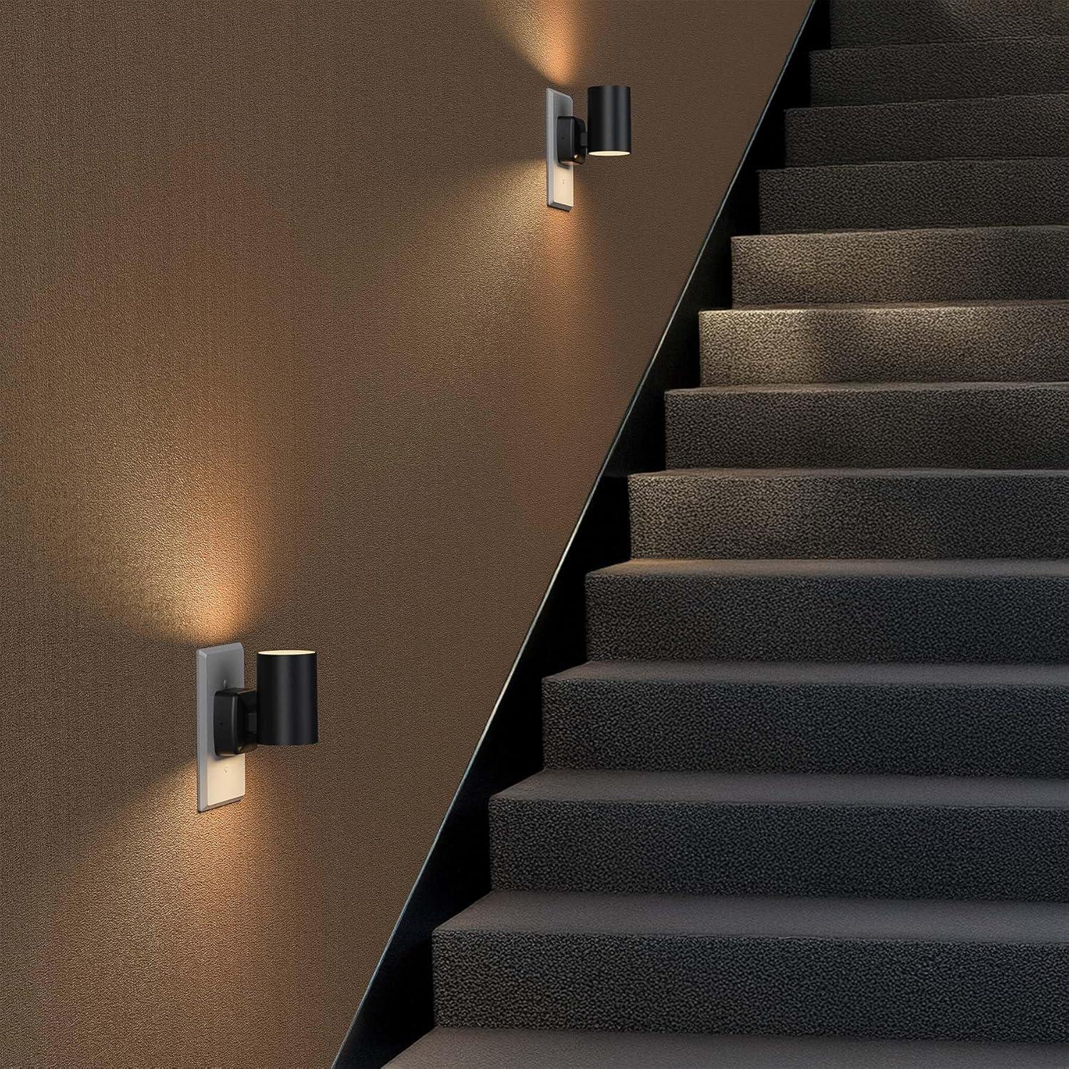 Luz Nocturna LED Enchufable FWASTT 2 PCS Sensor Crepúsculo