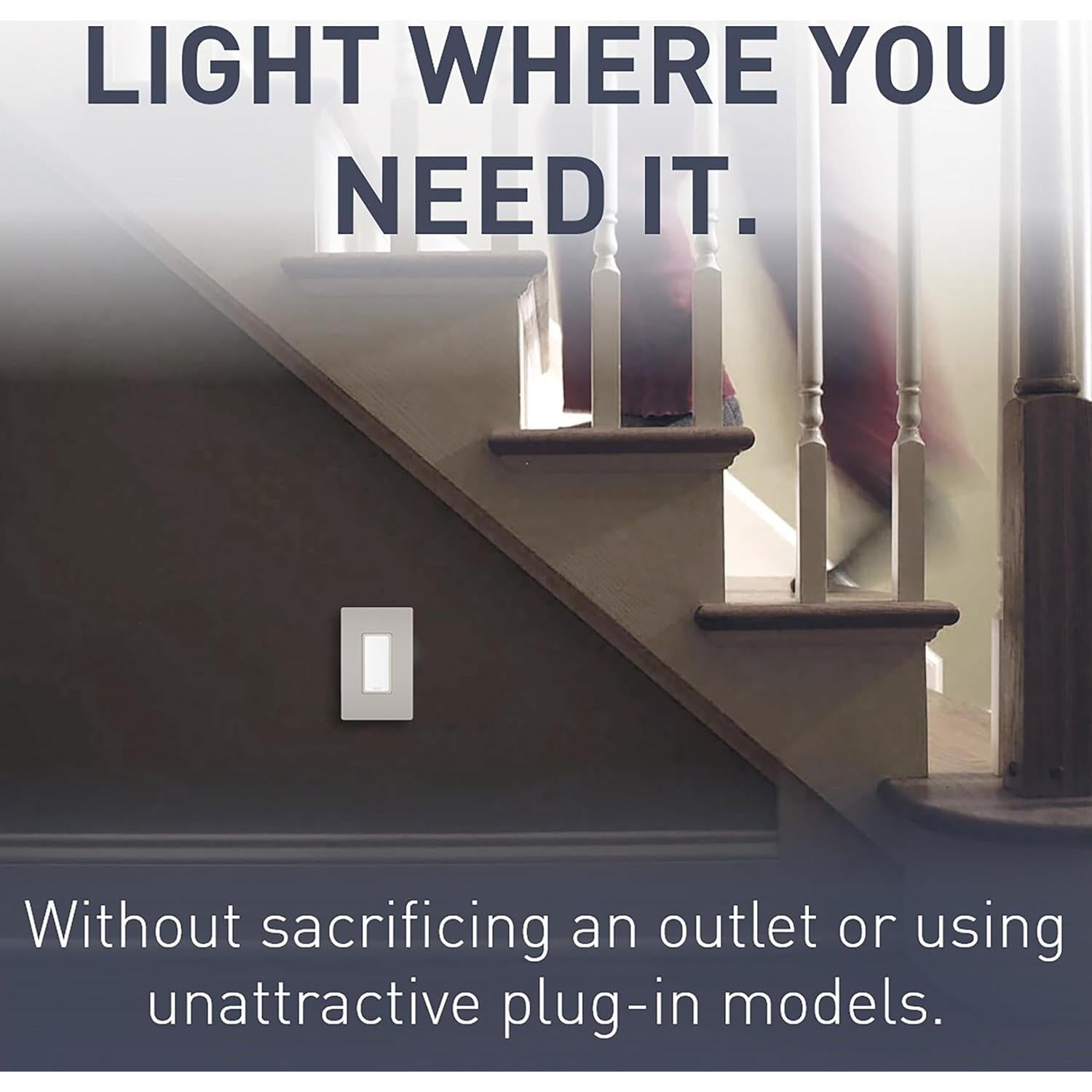 Luz Nocturna LED Ajustable Legrand Pass & Seymour Blanca