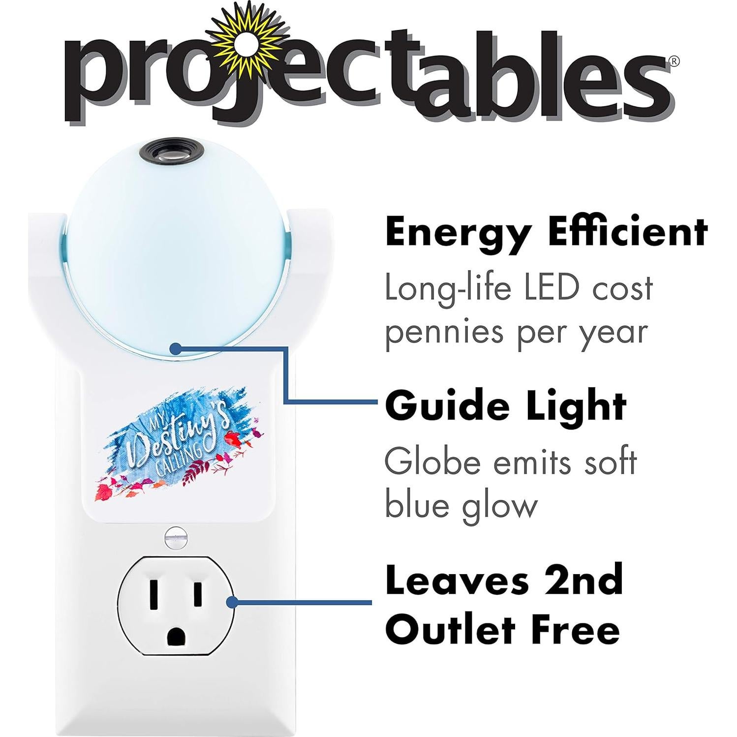 Luz Nocturna LED Projectables Frozen II Enchufable 45027