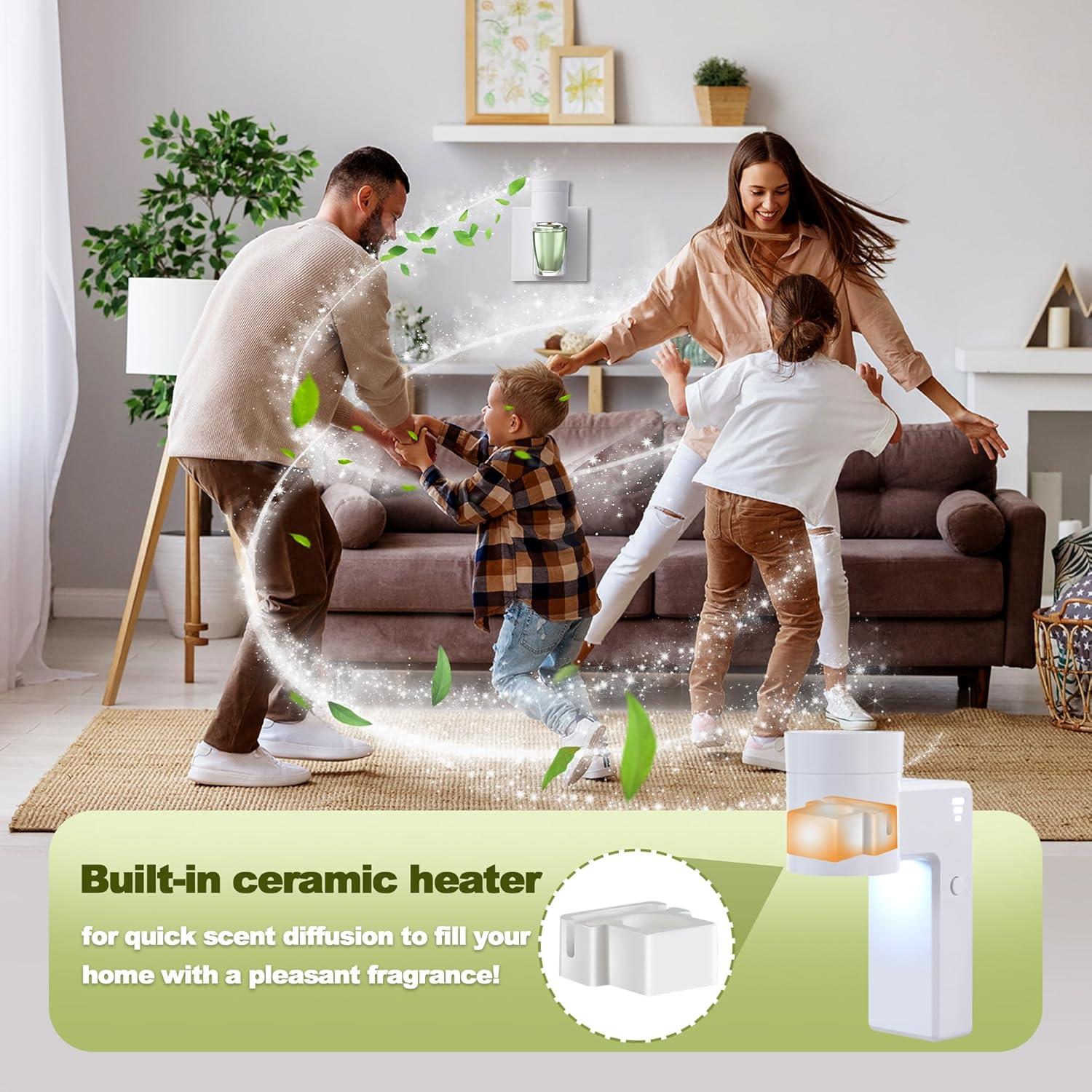 Enchufe de Fragancia de Pared ROSSEX 2 Pcs con Luz Nocturna