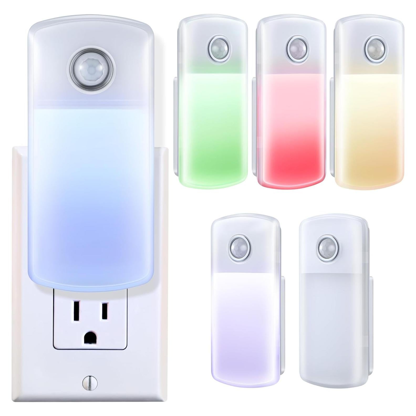 Luces Nocturnas de Emergencia Enhon 5-en-1 LED Multicolor