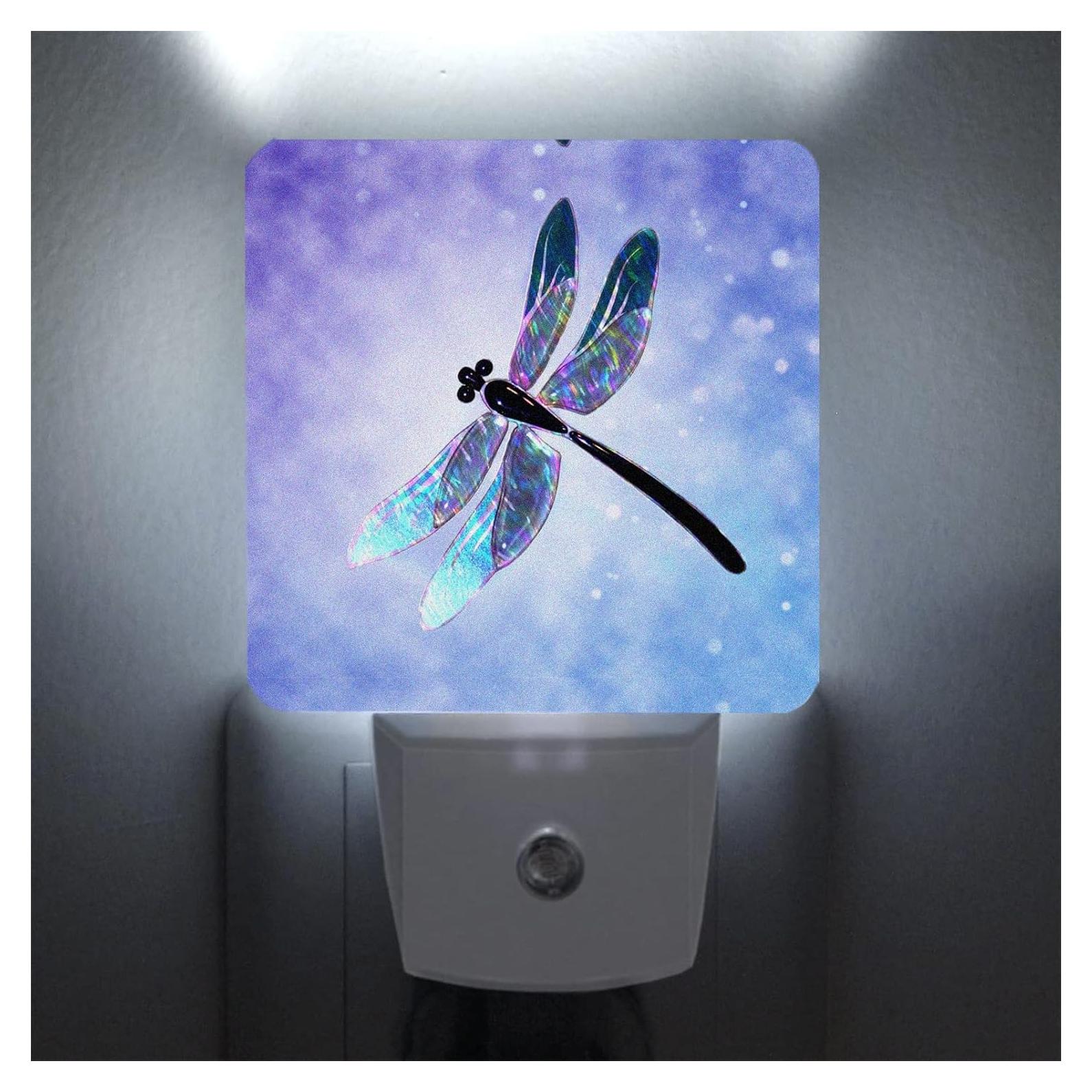 Lámpara LED Nocturna Yobvec Libélula 0.5W Enchufable