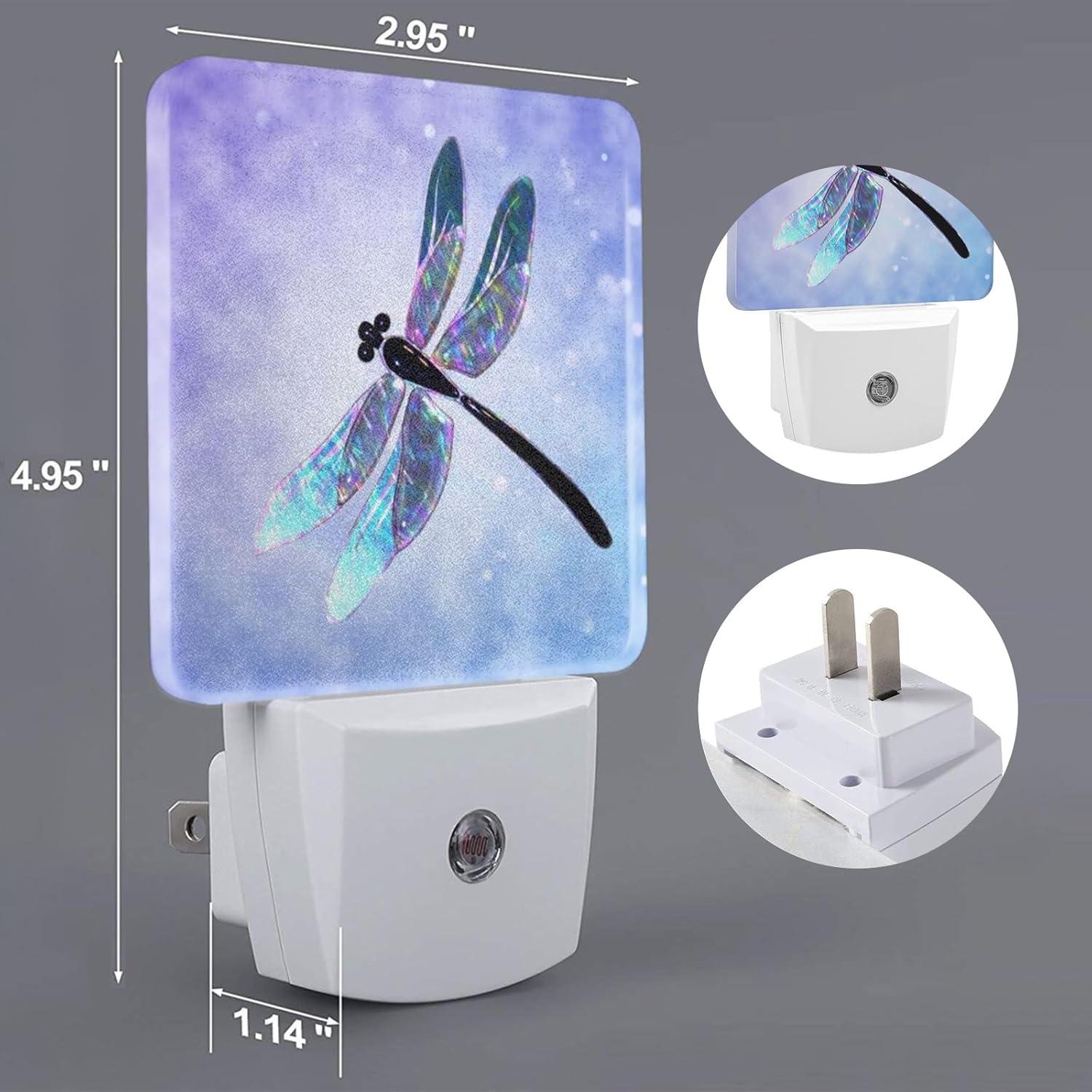 Lámpara LED Nocturna Yobvec Libélula 0.5W Enchufable