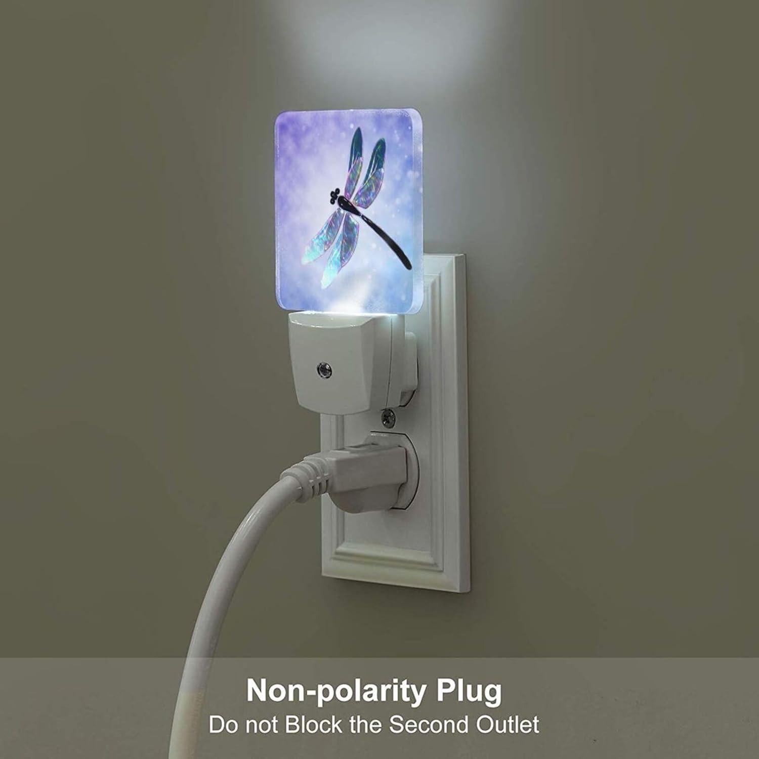 Lámpara LED Nocturna Yobvec Libélula 0.5W Enchufable