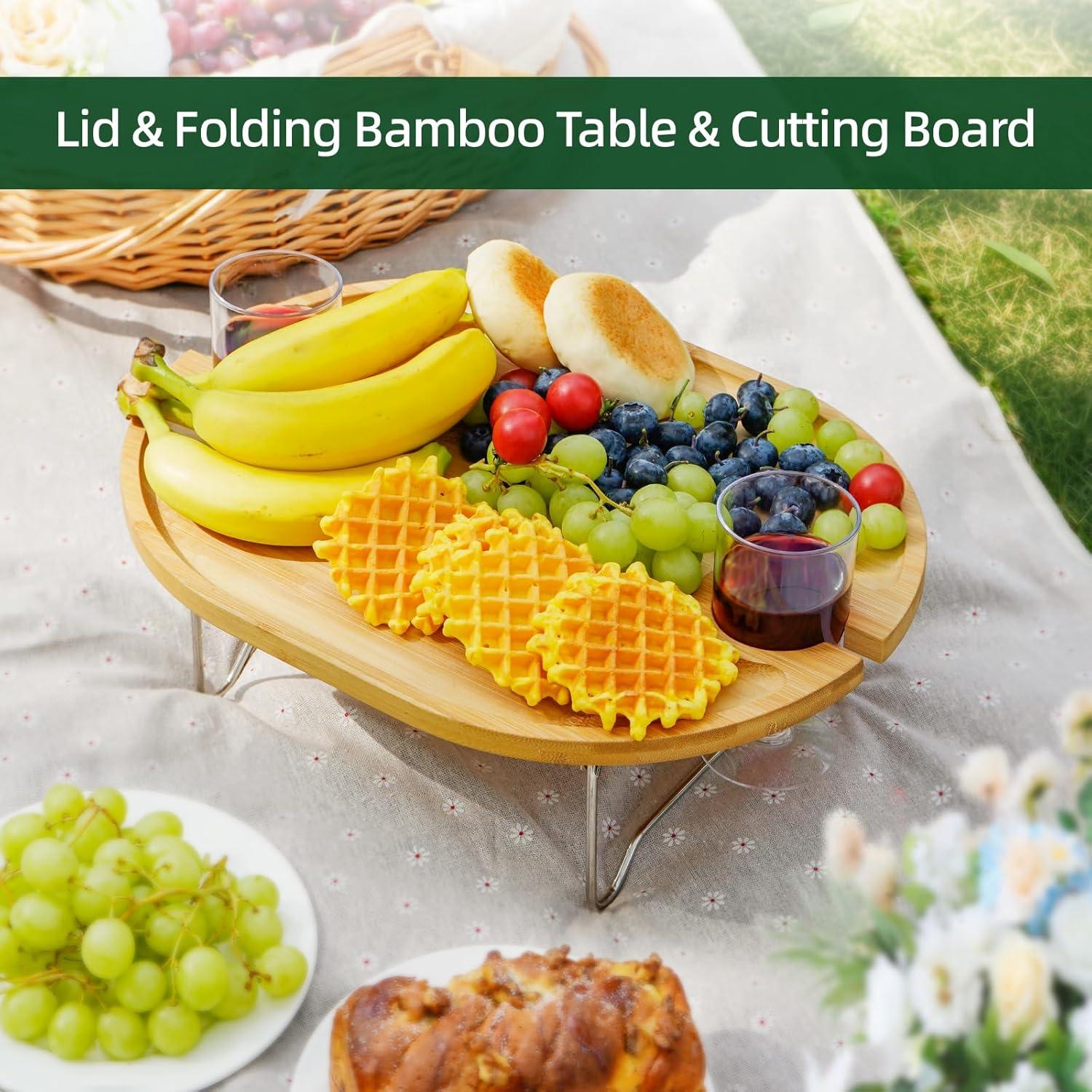 Set de Picnic para 2 Filano con Mesa, Manta y Bolsa Térmica