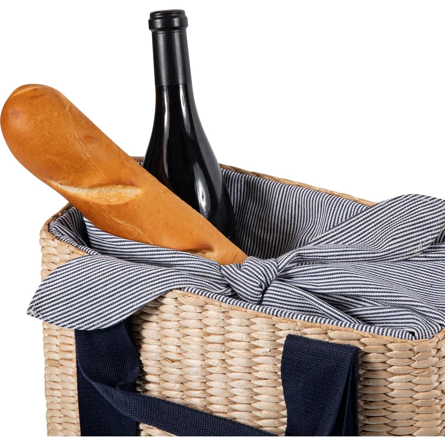 Cesta de Picnic Parisina PICNIC TIME Aislada 20L Beige/Azul