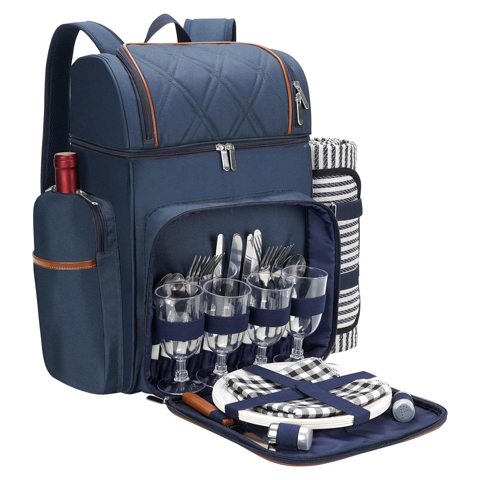 Mochila de Picnic 4 Personas TwentyNext Aislada Caqui