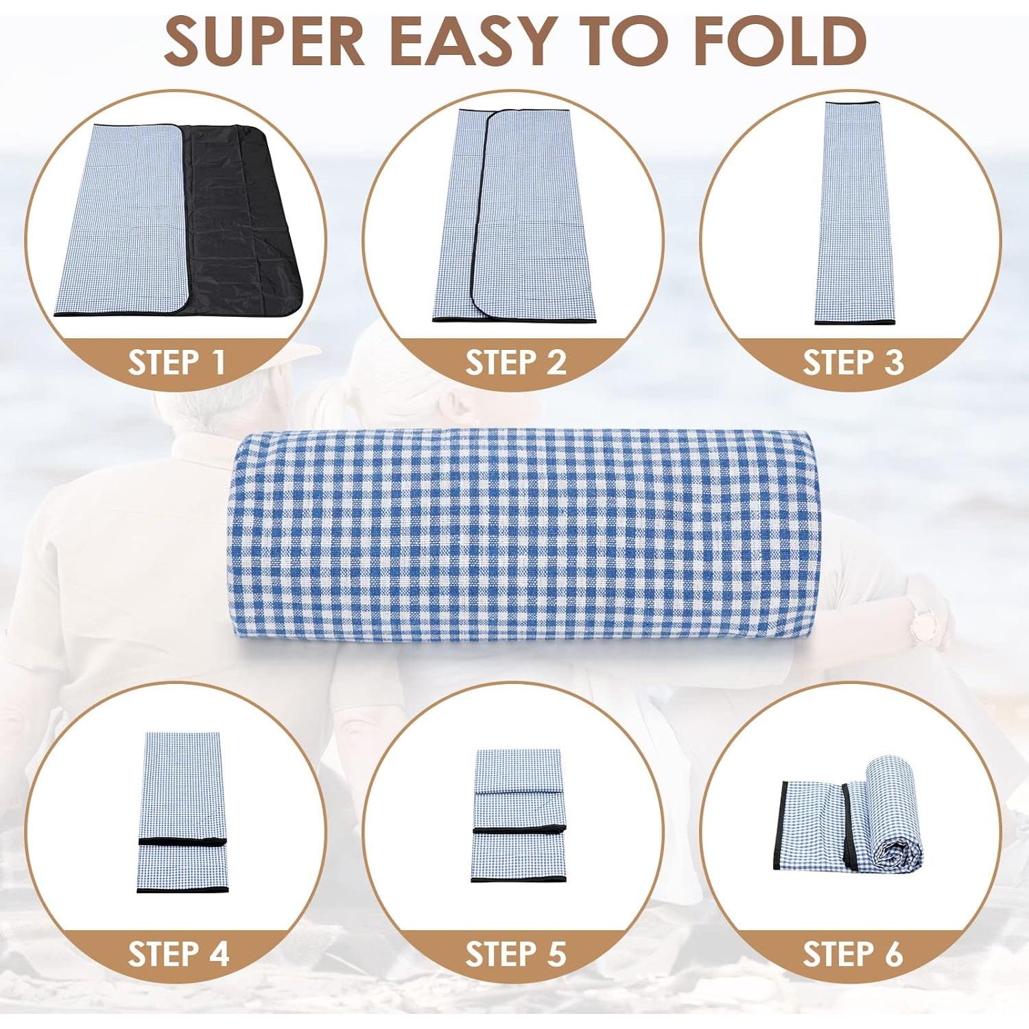 Cesta de Picnic WILLOW WEAVE con Manta Impermeable para 2