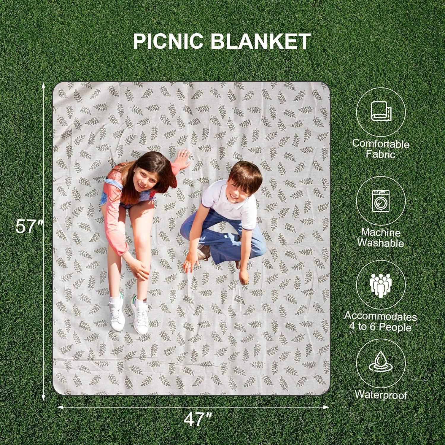 Juego de Cesta de Picnic Zettfuly para 2 Personas con Manta