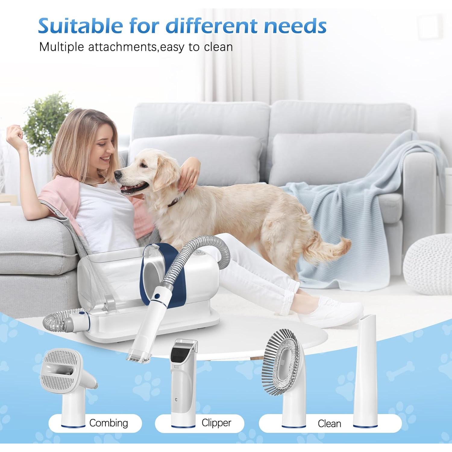 Aspiradora para Mascotas MeaASM 2.3L 99% Pelo Bajo Ruido