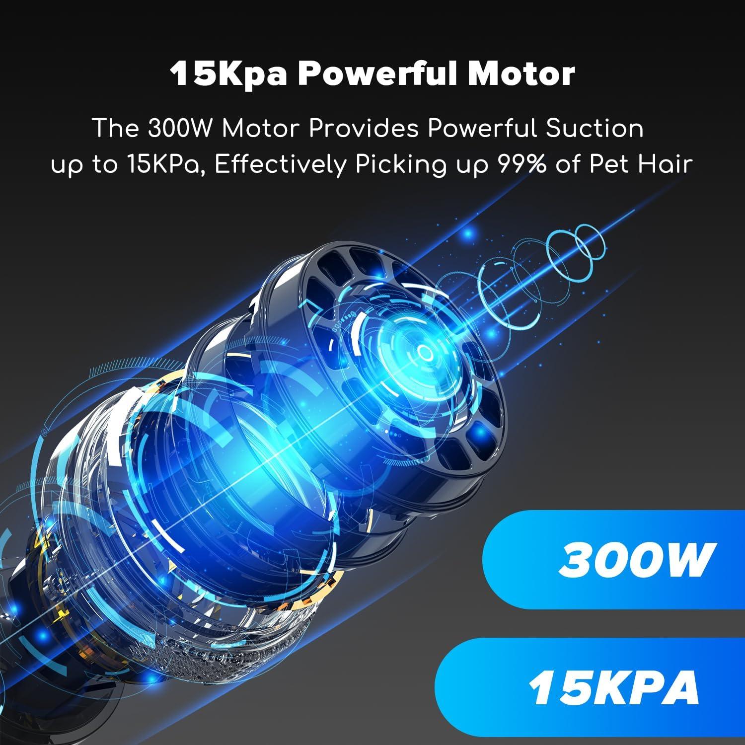 Kit de Aseo para Perros Duxano con Aspiradora 15000 Pa