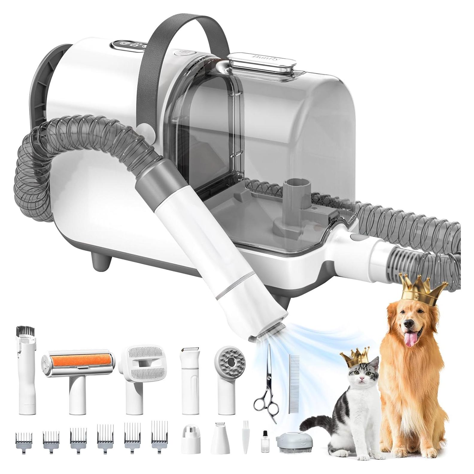 Kit de Aseo y Aspiradora para Mascotas Bunfly S1 3L 13000Pa