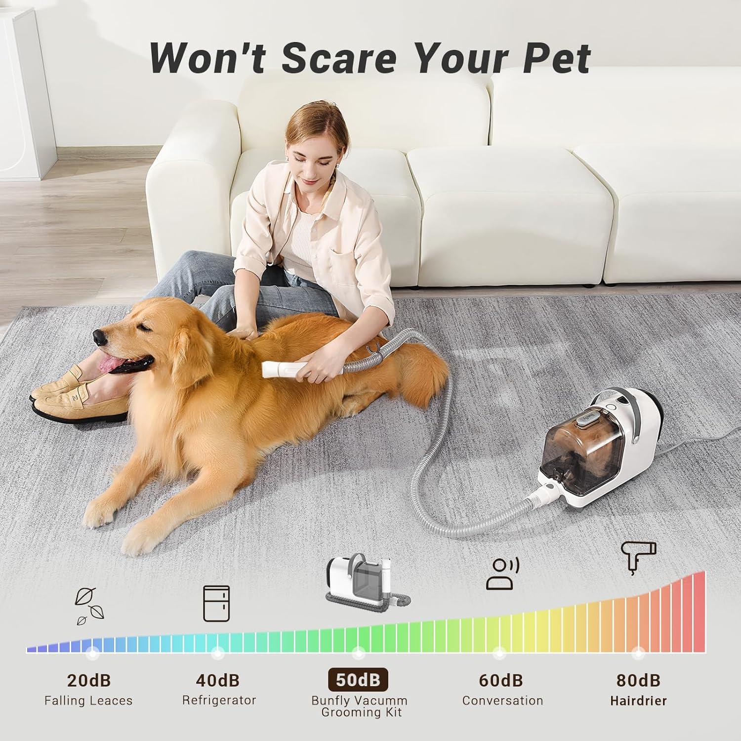 Kit de Aseo y Aspiradora para Mascotas Bunfly S1 3L 13000Pa