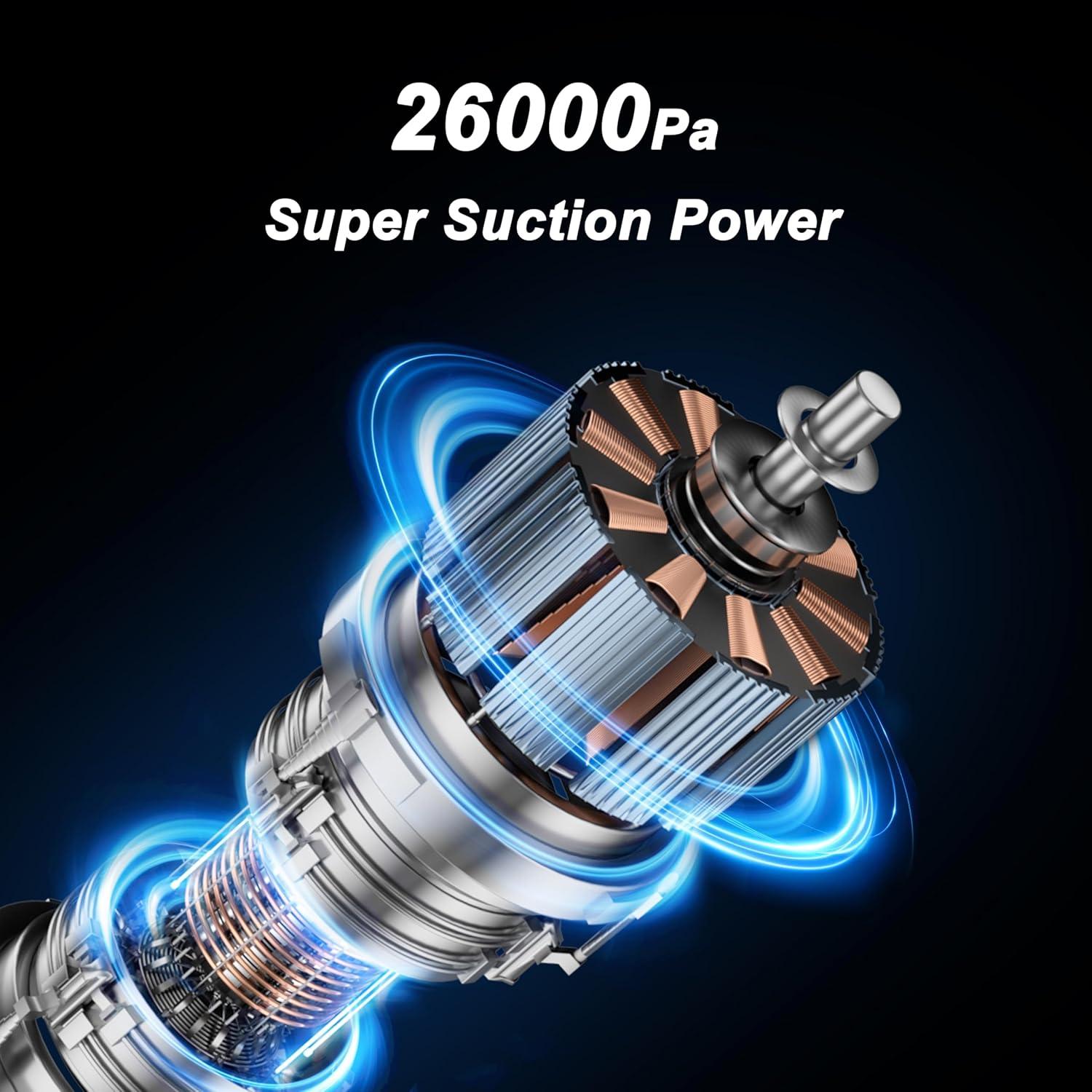 Aspiradora y Secador de Perros A100 26000Pa 5 en 1 Blanco