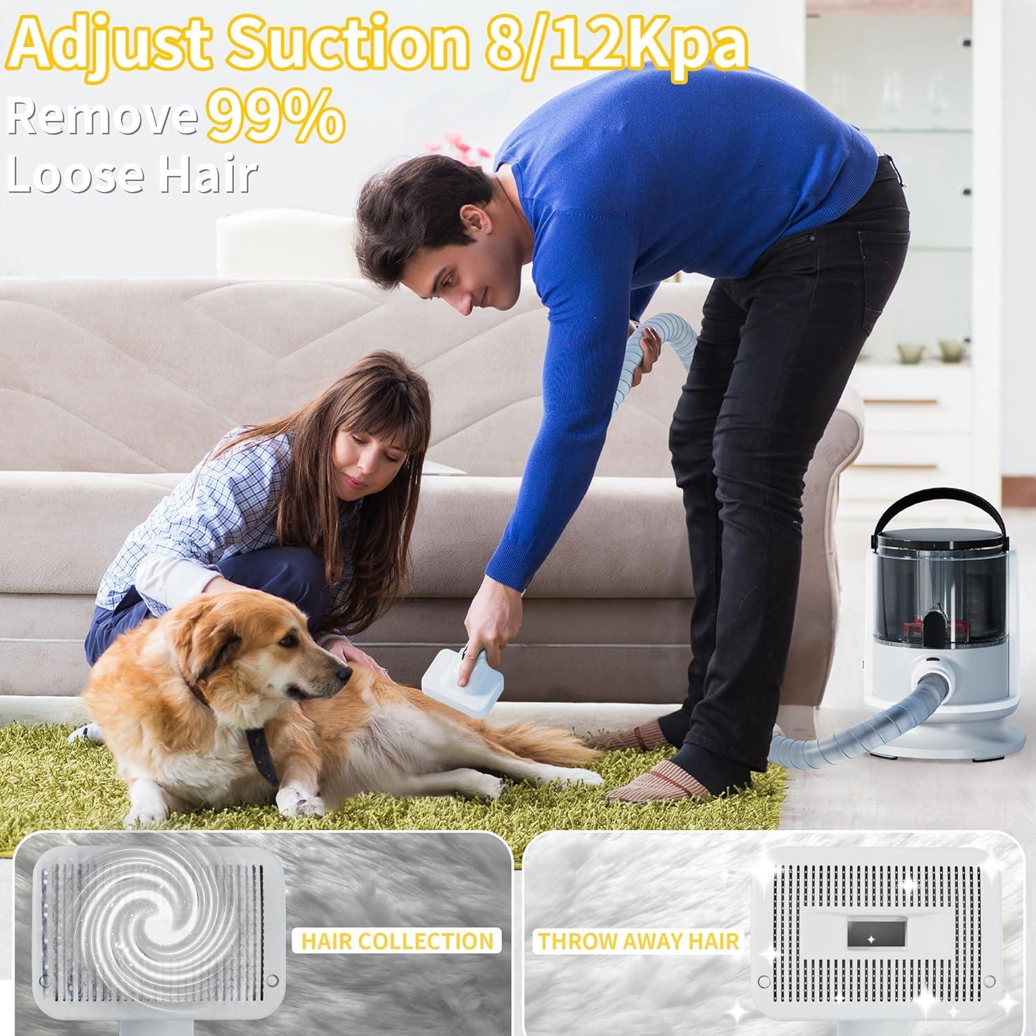 Kit de Aseo para Perros Lanchez con Aspiradora 12Kpa 1.5L