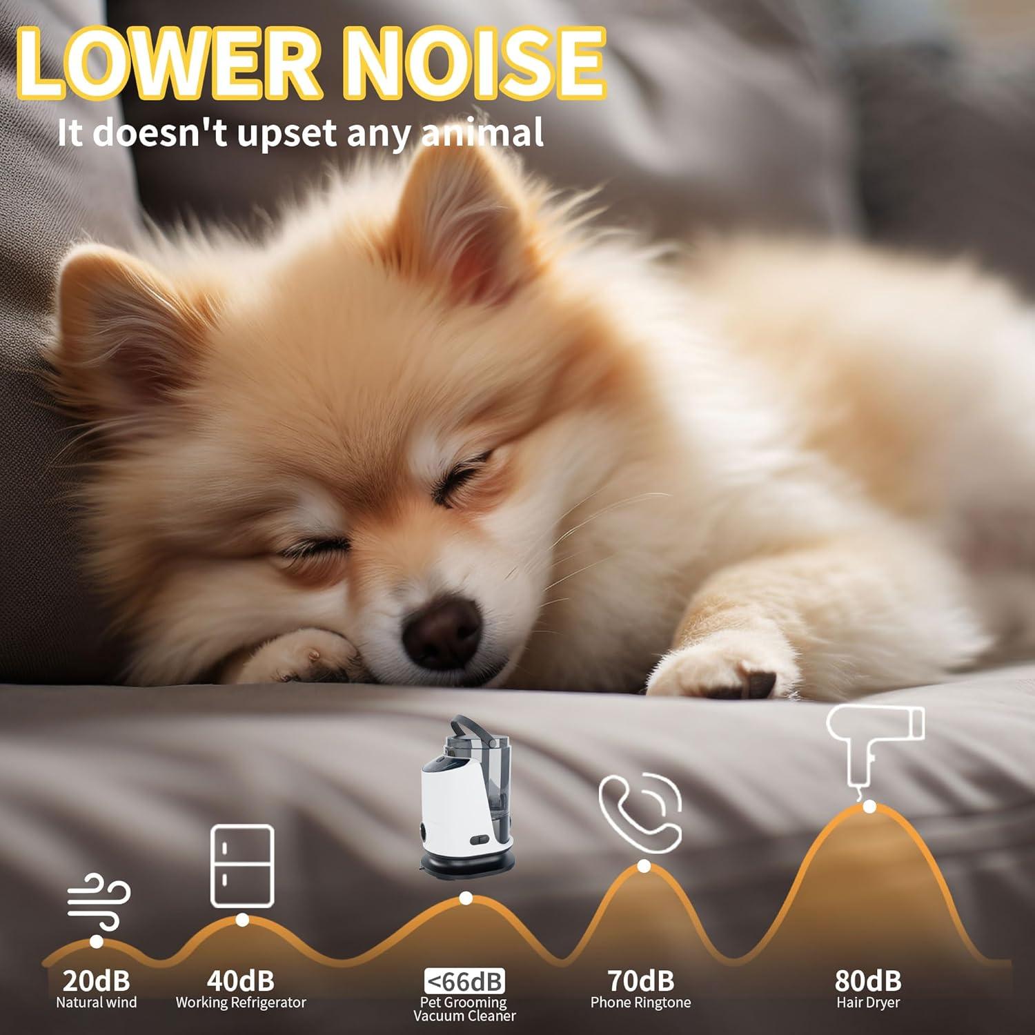 Kit de Aseo para Perros Lanchez con Aspiradora 12Kpa 1.5L