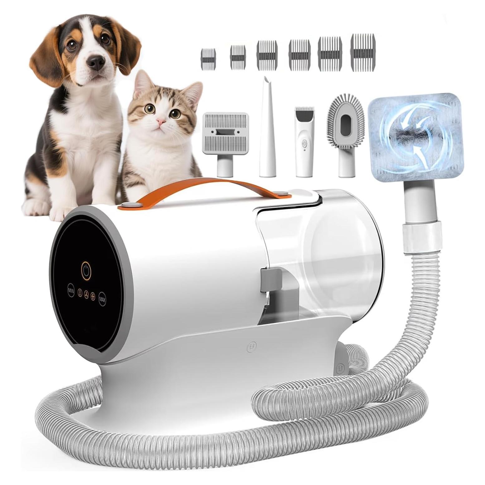 Aspiradora para Mascotas Bocodow 12000Pa 2L Bajo Ruido