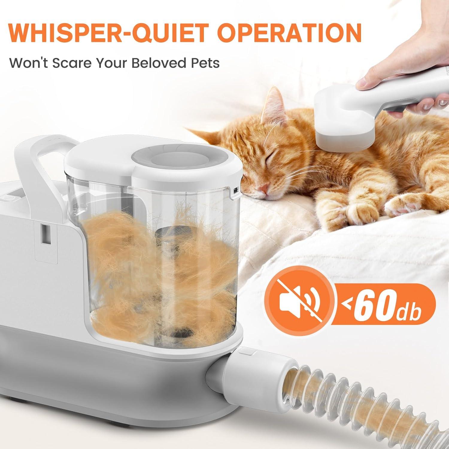 Kit de Aspiradora y Acicalamiento para Perros SEANCHEER 3L