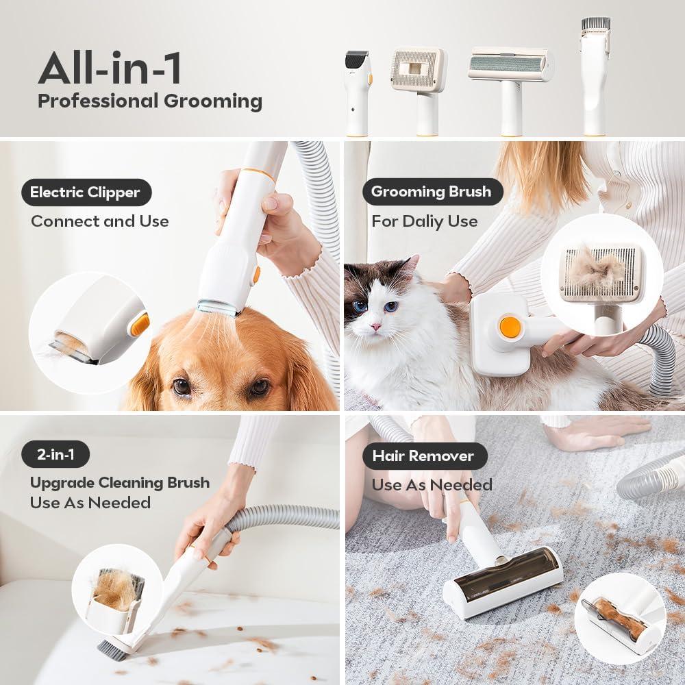 Kit de Aseo para Perros PalFur IN01 con Aspiradora HEPA 2L