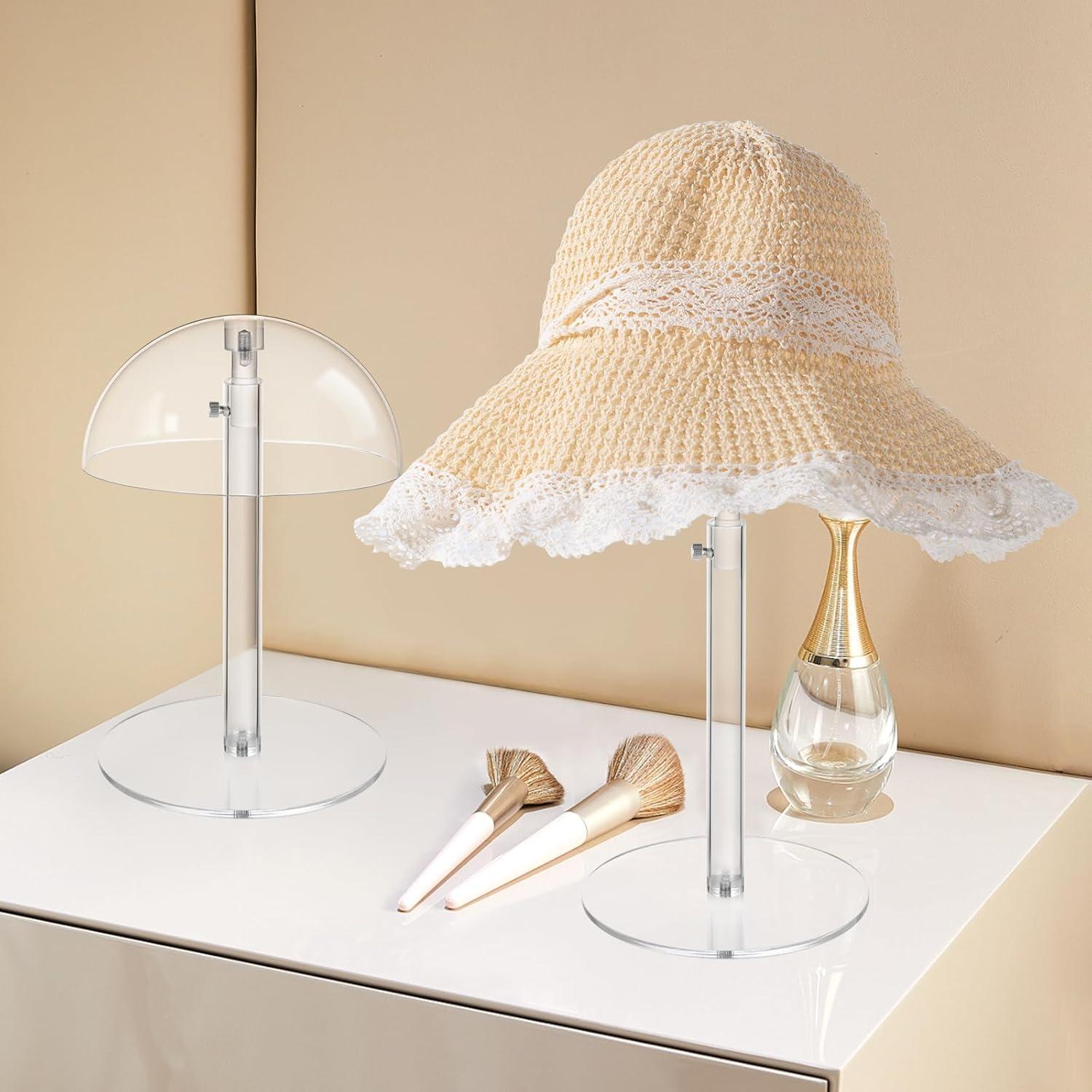 Soporte de Sombreros Acrílico JUESHA Ajustable 20-40 cm