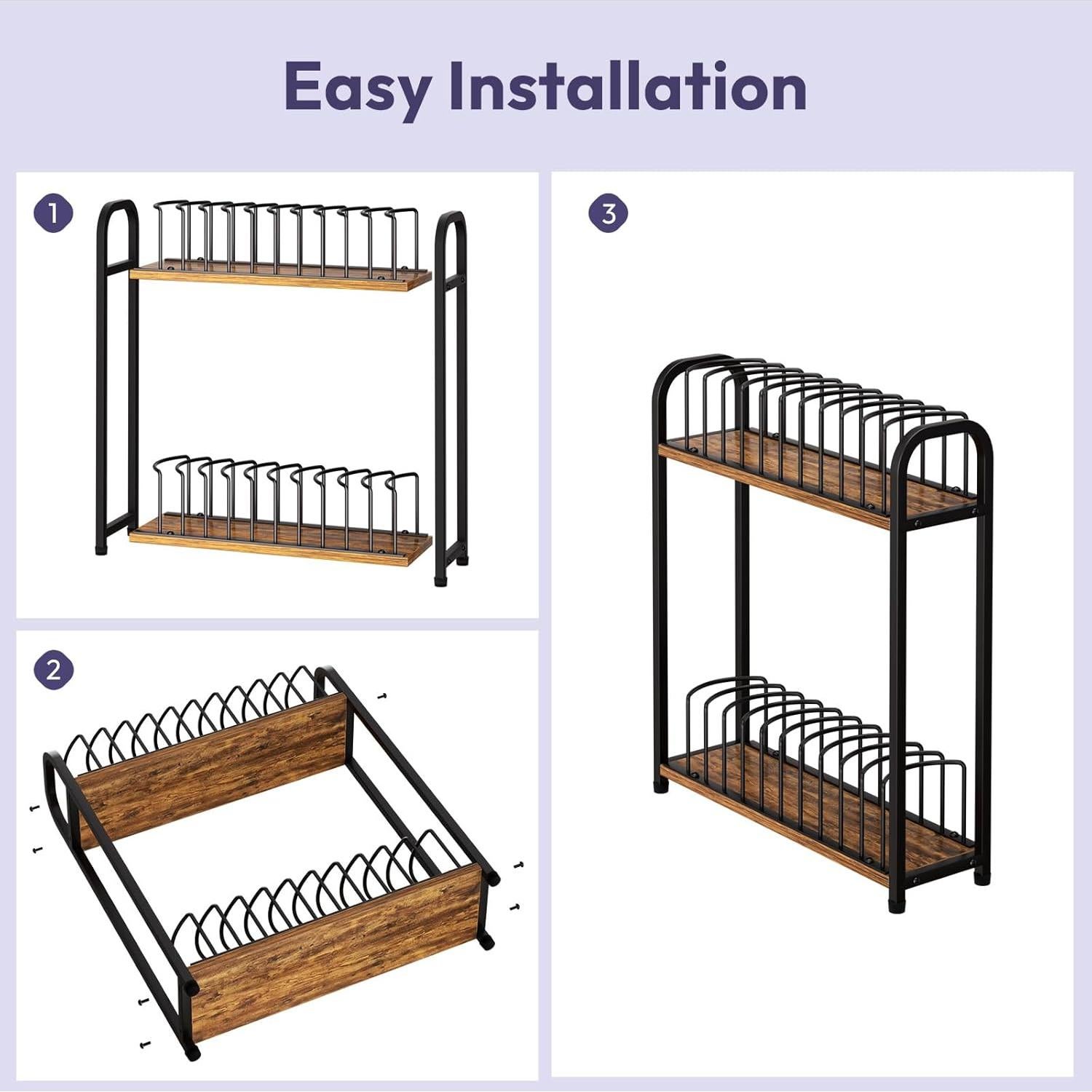 Soporte para Sombreros SWTYMIKI Negro - Organizador de 20 Gorras