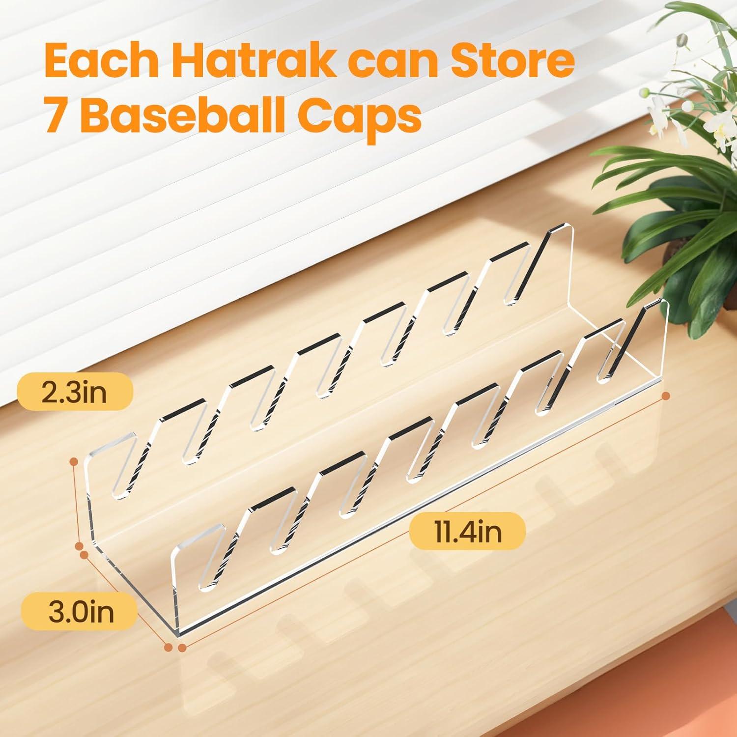 Organizador de Gorras Nicetree 2 Pcs Acrílico Transparente